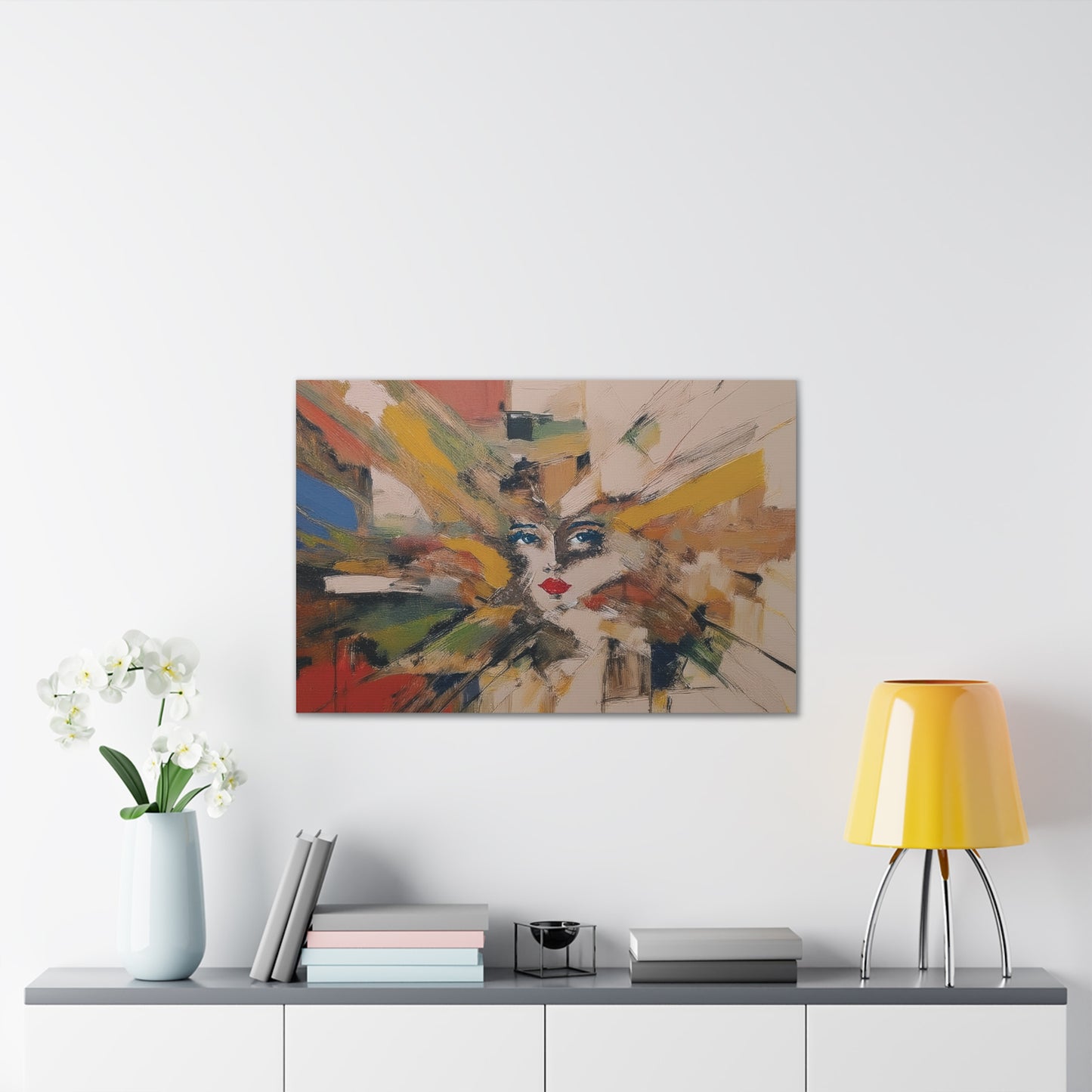 Canvas Stretched Wall Art - Center of Attraction