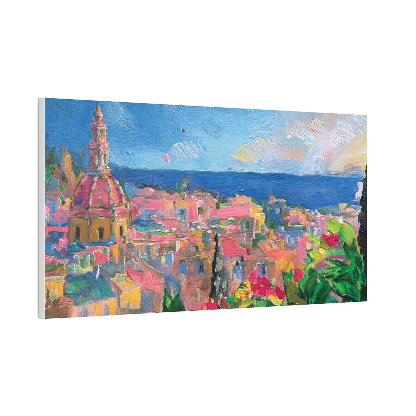 Vibrant Canvas Art Print, Colorful Wall Decor, Home Interior Decoration, Unique Gift for Art Lovers, Gallery Wall Accent