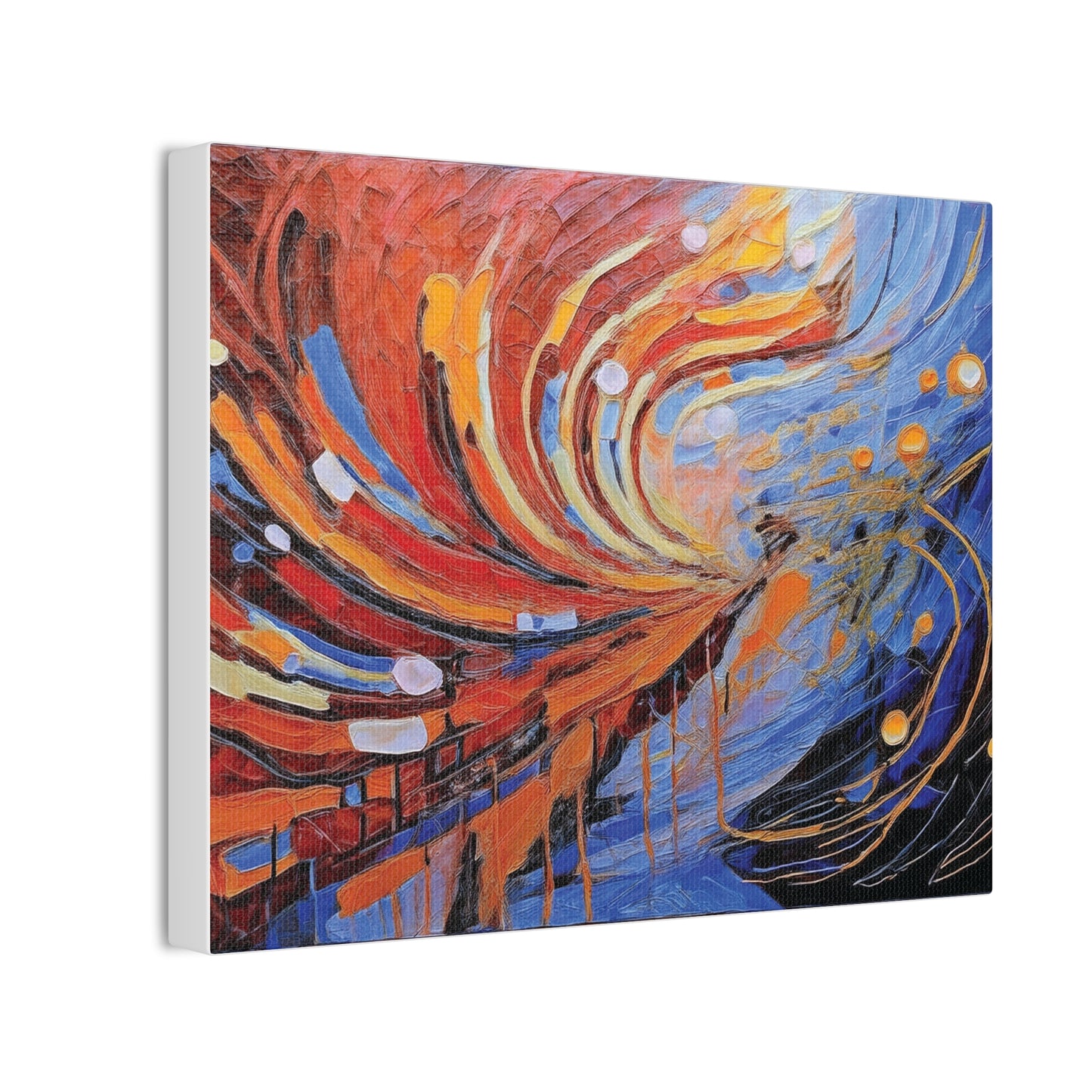 Vibrant Abstract Canvas Art, Colorful Wall Decor for Home or Office, Modern Art Print, Unique Gift for Art Lovers, Colorful Artwork