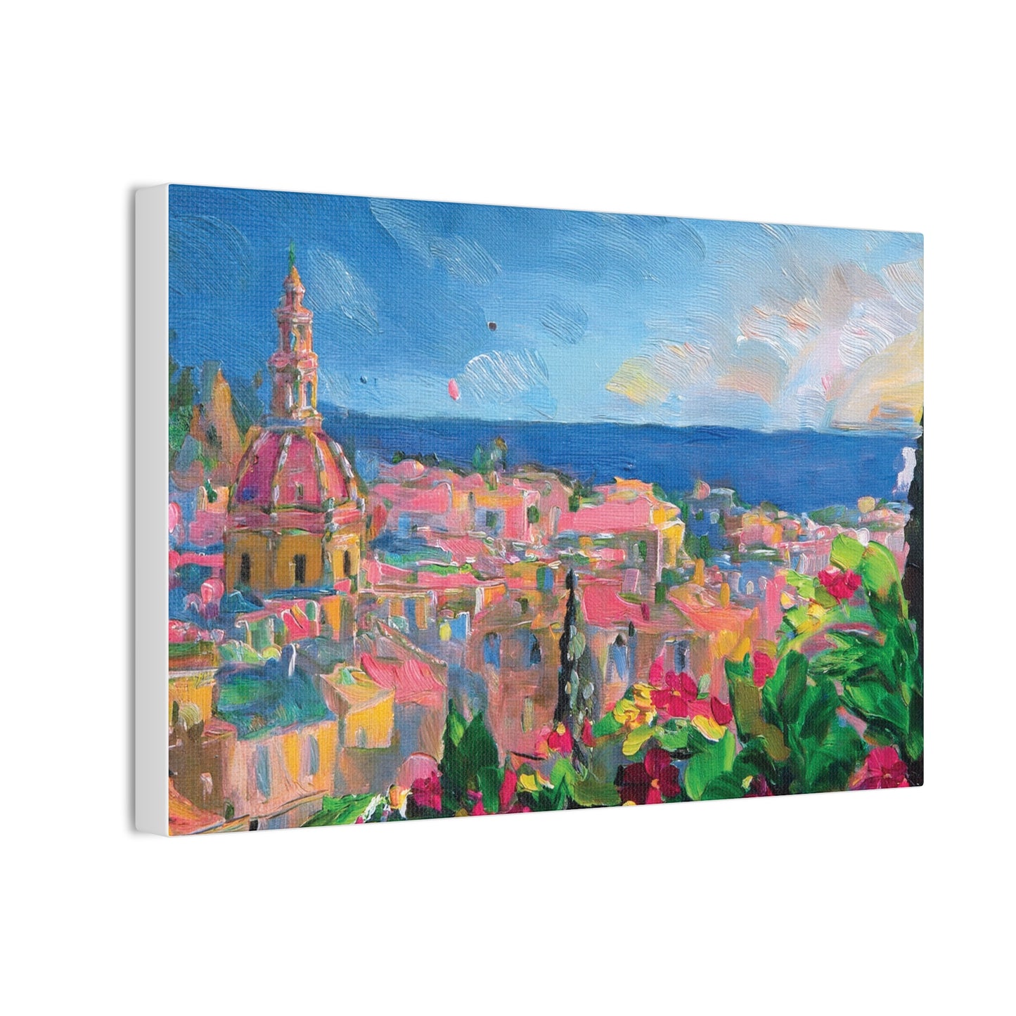 Vibrant Canvas Art Print, Colorful Wall Decor, Home Interior Decoration, Unique Gift for Art Lovers, Gallery Wall Accent