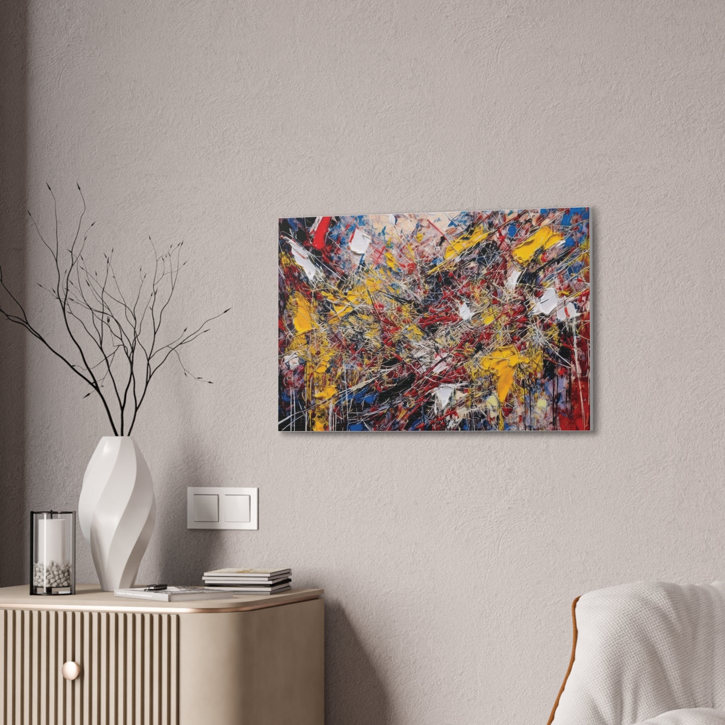 Canvas Stretched Wall Art - Magnum Opus