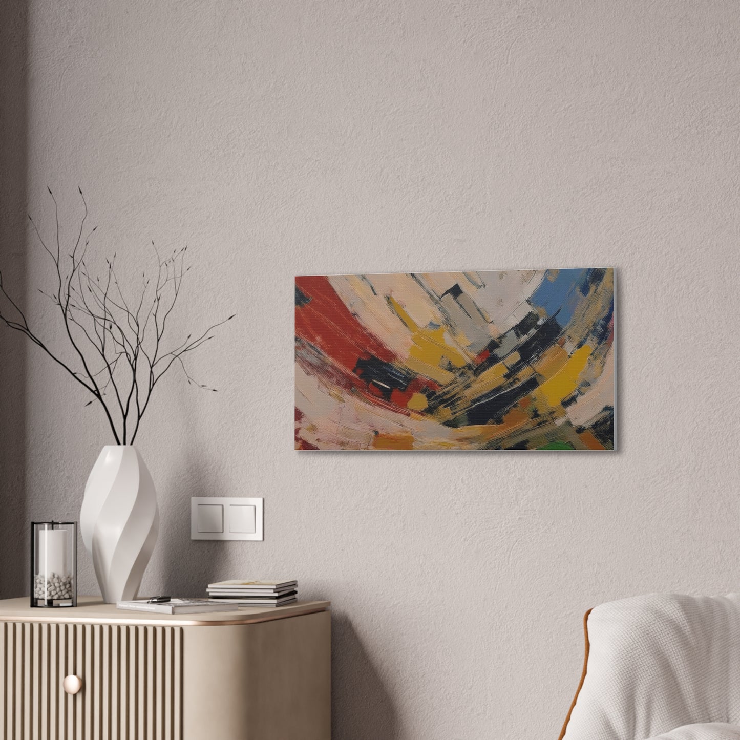 Canvas Stretched, 0 75&quot; Wall Art - Beautiful Abstract