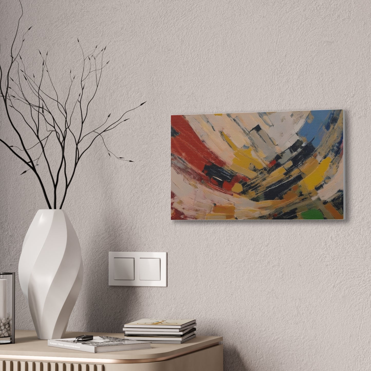 Canvas Stretched, 0 75&quot; Wall Art - Beautiful Abstract