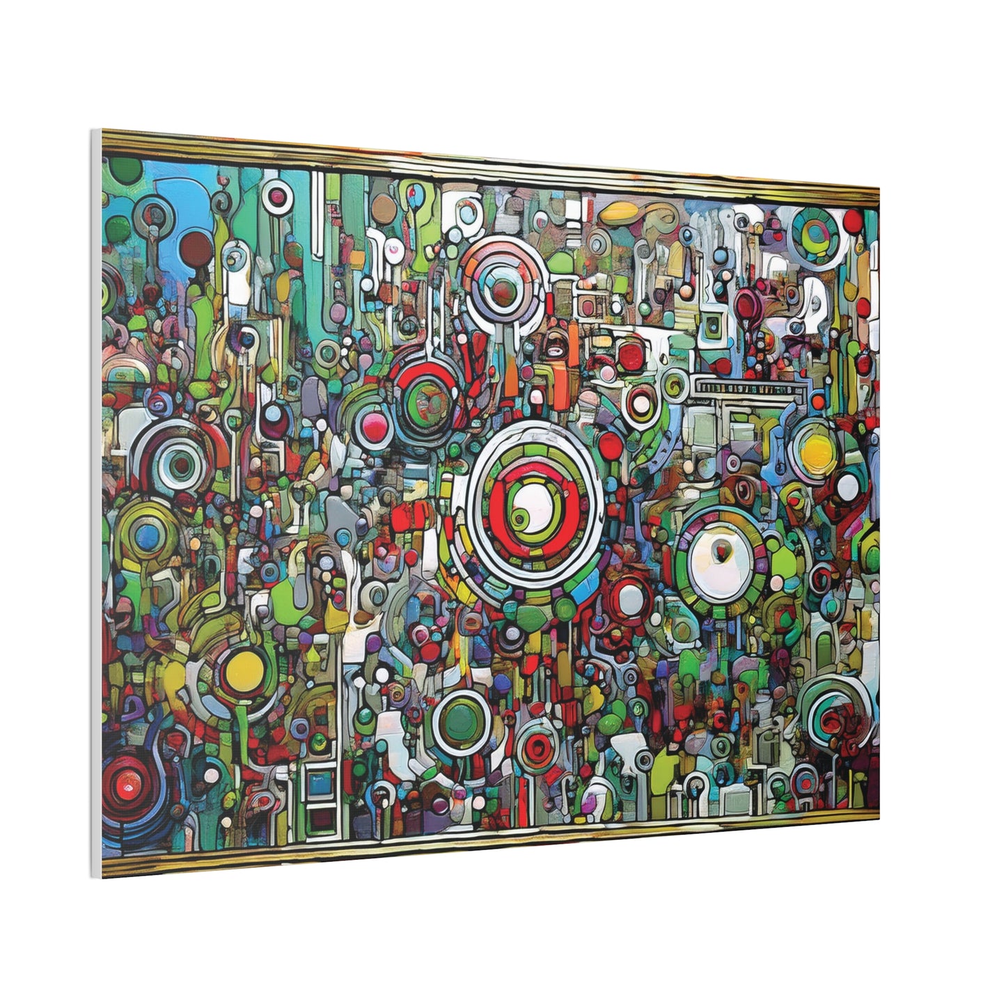 Colorful Abstract Canvas Art Print, Vibrant Wall Decor, Modern Home Decoration, Unique Gift Idea, Artistic Interior Design