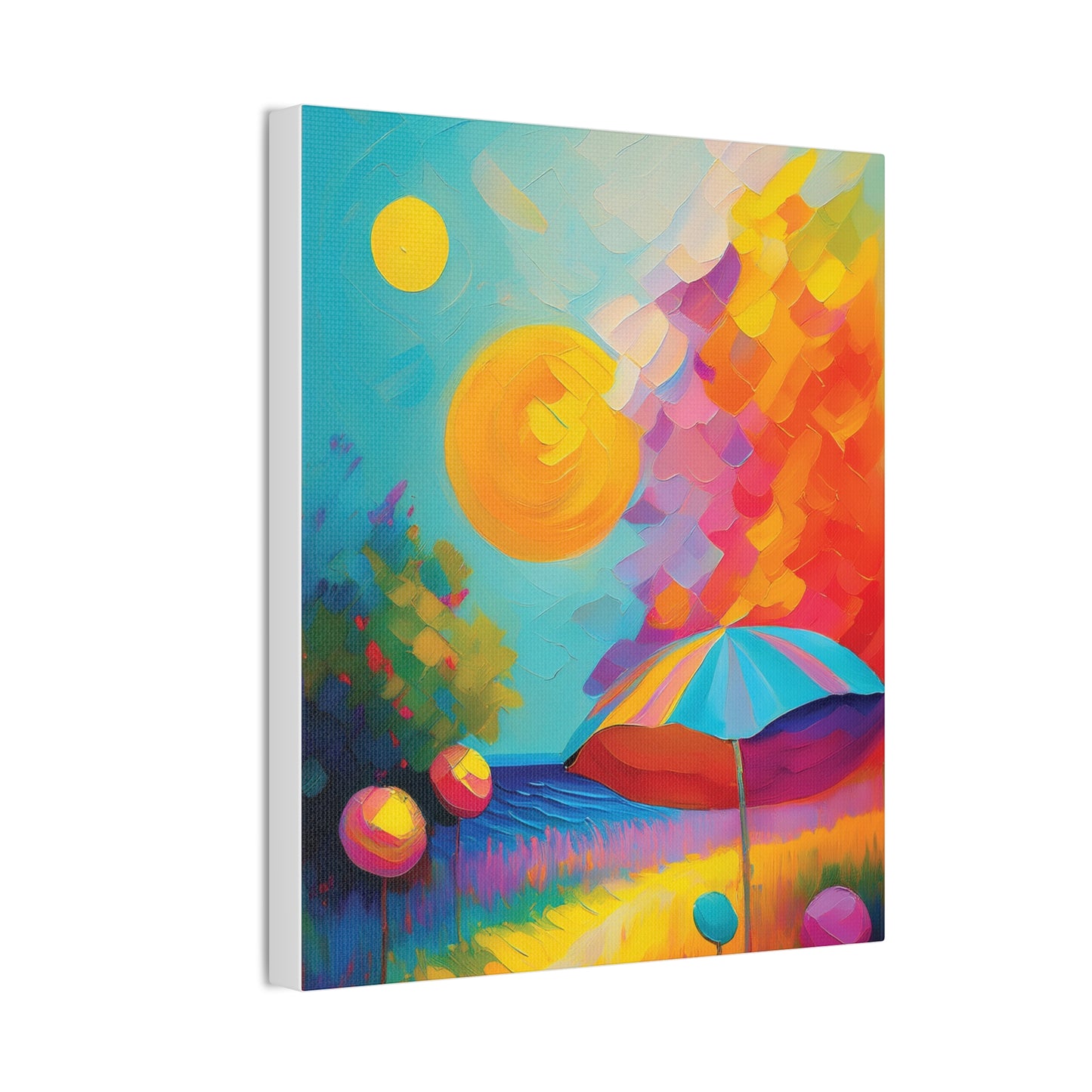 Vibrant Canvas Art, Colorful Wall Decor for Home, Brighten Your Space, Gift for Art Lovers, Ideal for Living Room or Bedroom