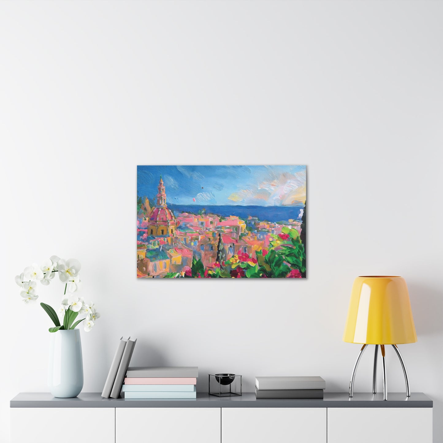 Vibrant Canvas Art Print, Colorful Wall Decor, Home Interior Decoration, Unique Gift for Art Lovers, Gallery Wall Accent