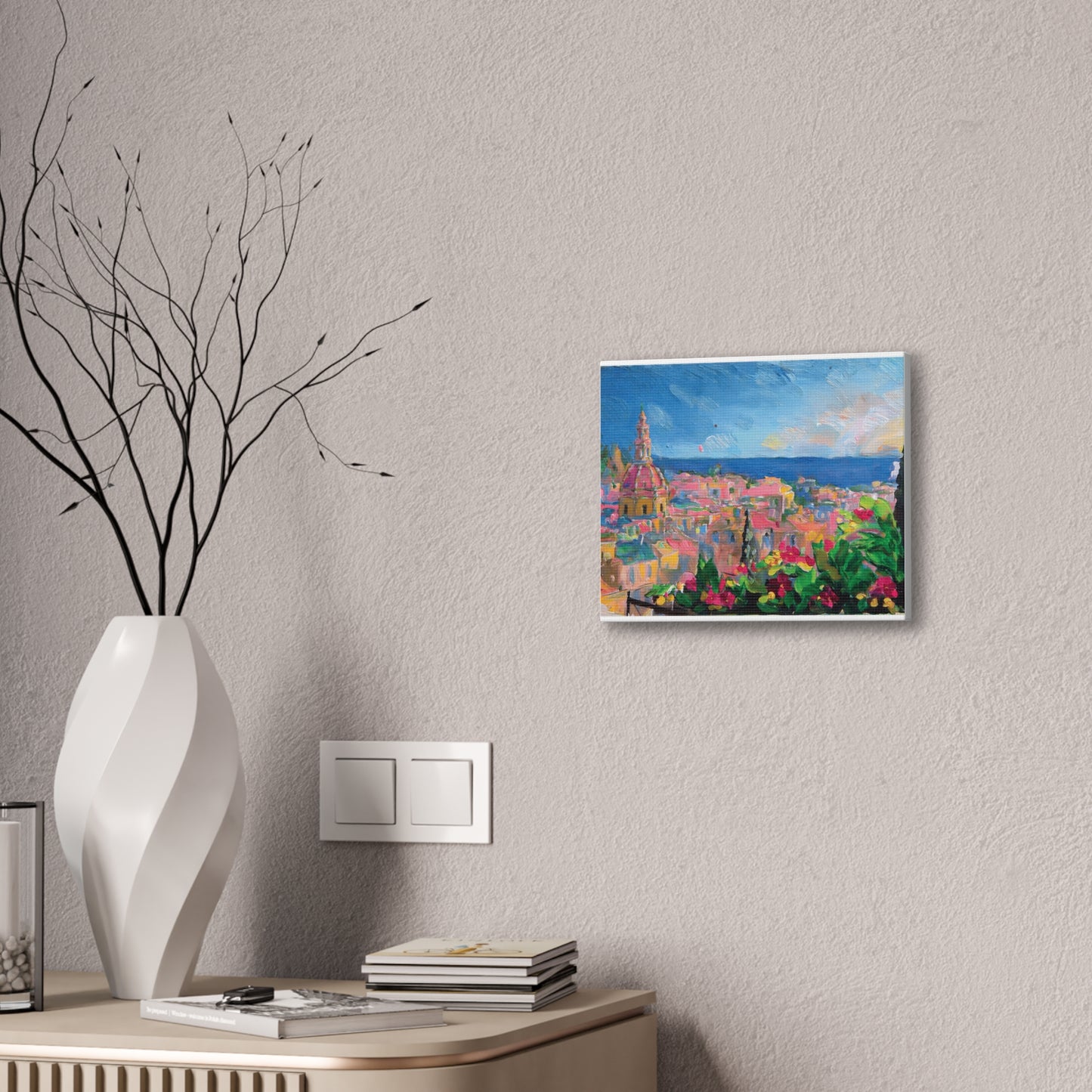 Vibrant Canvas Art Print, Colorful Wall Decor, Home Interior Decoration, Unique Gift for Art Lovers, Gallery Wall Accent