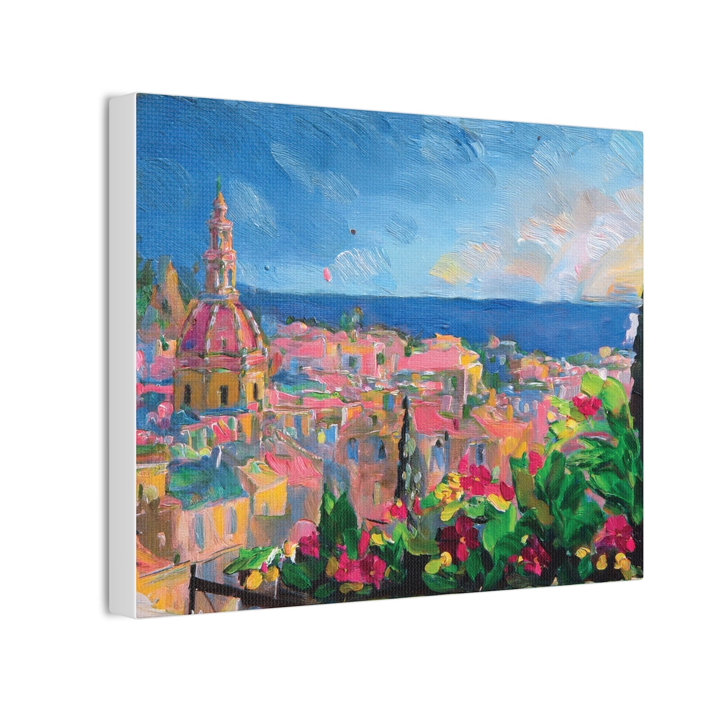 Vibrant Canvas Art Print, Colorful Wall Decor, Home Interior Decoration, Unique Gift for Art Lovers, Gallery Wall Accent