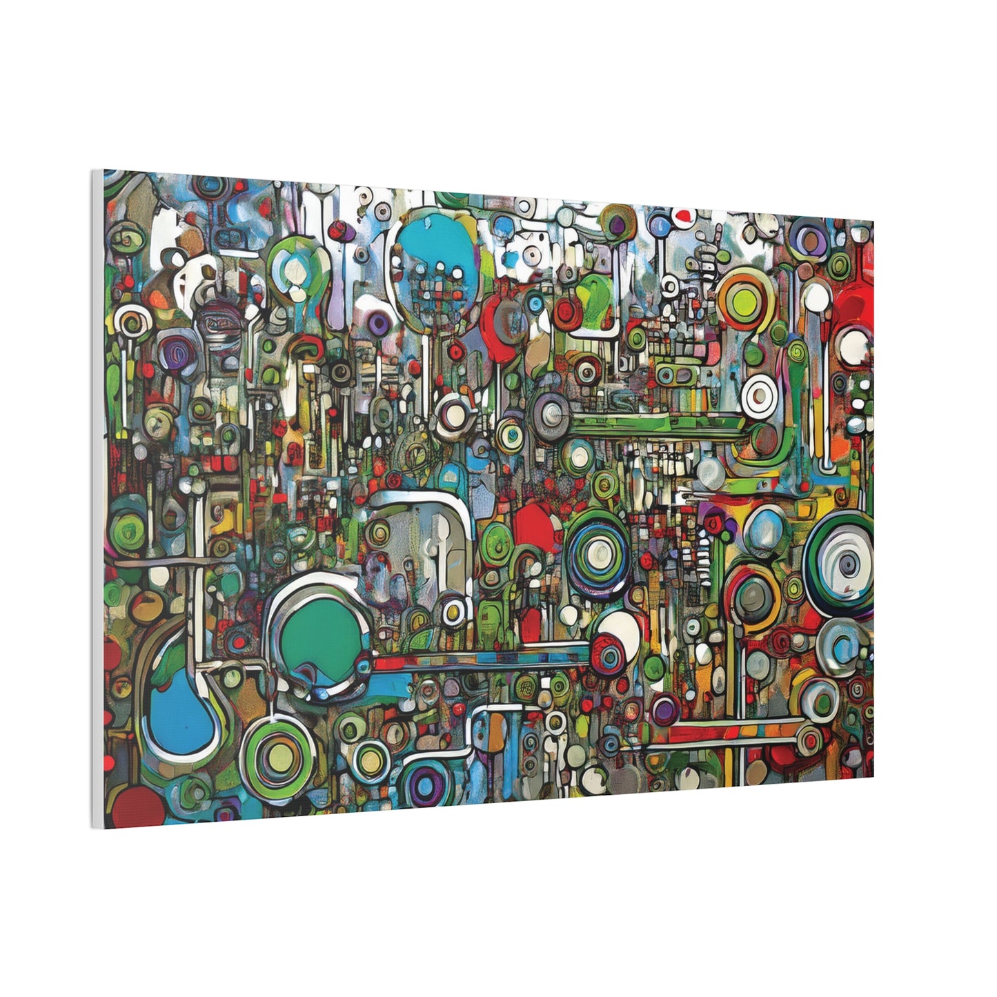 Abstract Wall Art Canvas, Colorful Modern Decoration, Unique Artwork for Home, Office Decor, Gift for Art Lovers