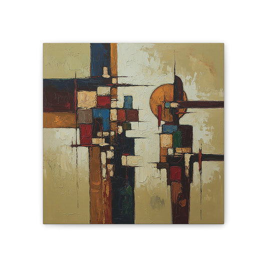 Abstract Geometric Wall Art, Stretched Canvas, Modern Home Decor, Colorful Abstract Art, Gift for Art Lovers, Unique Wall Decor, [...]