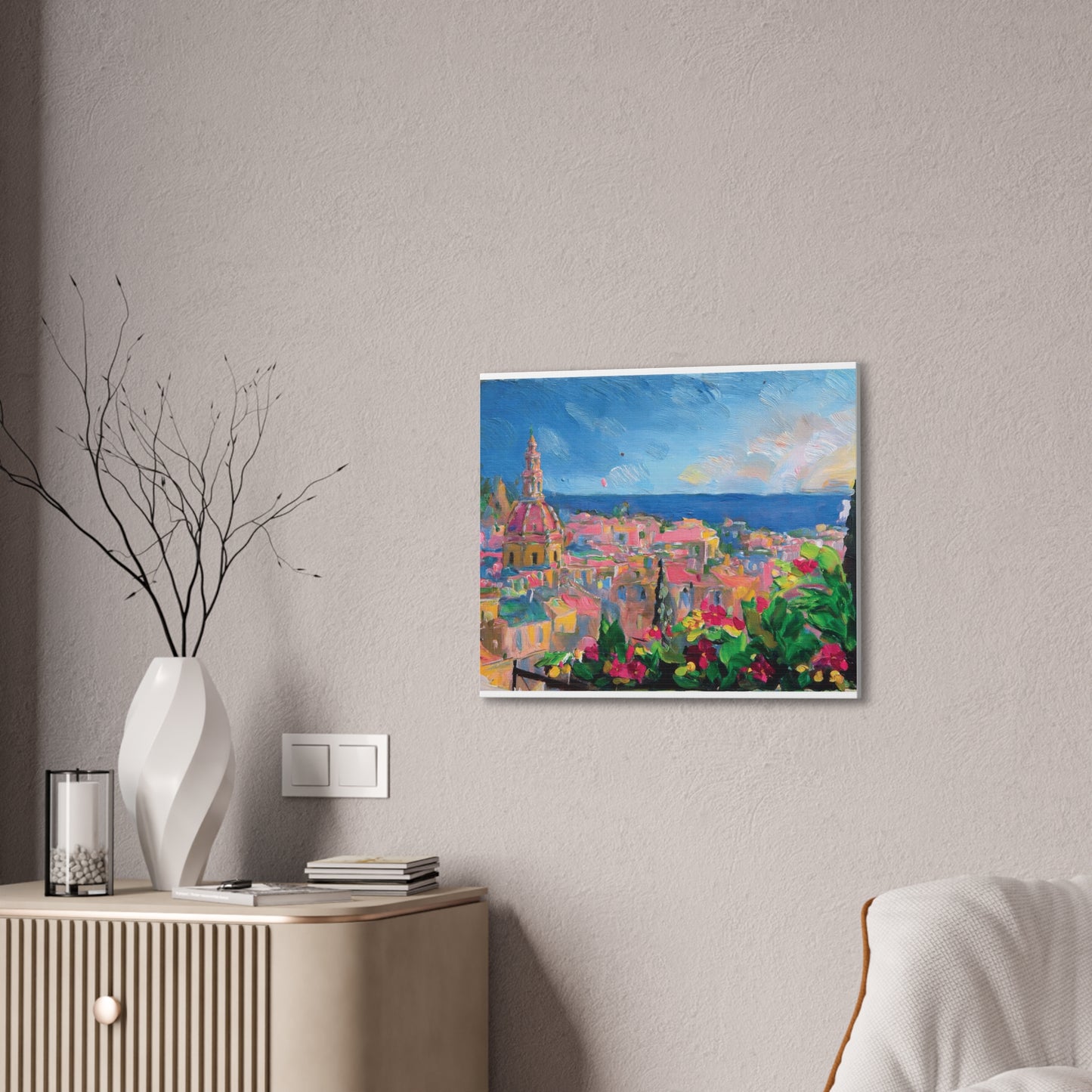 Vibrant Canvas Art Print, Colorful Wall Decor, Home Interior Decoration, Unique Gift for Art Lovers, Gallery Wall Accent
