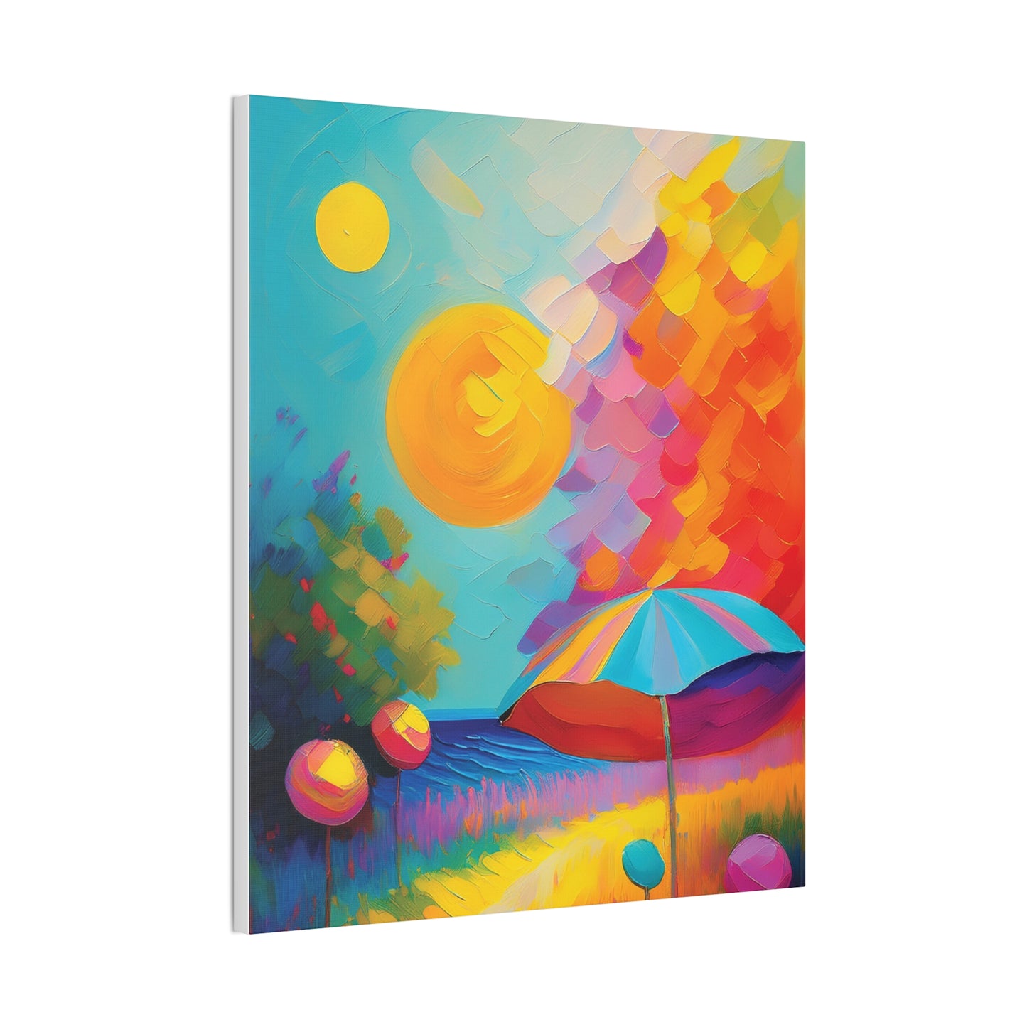 Vibrant Canvas Art, Colorful Wall Decor for Home, Brighten Your Space, Gift for Art Lovers, Ideal for Living Room or Bedroom