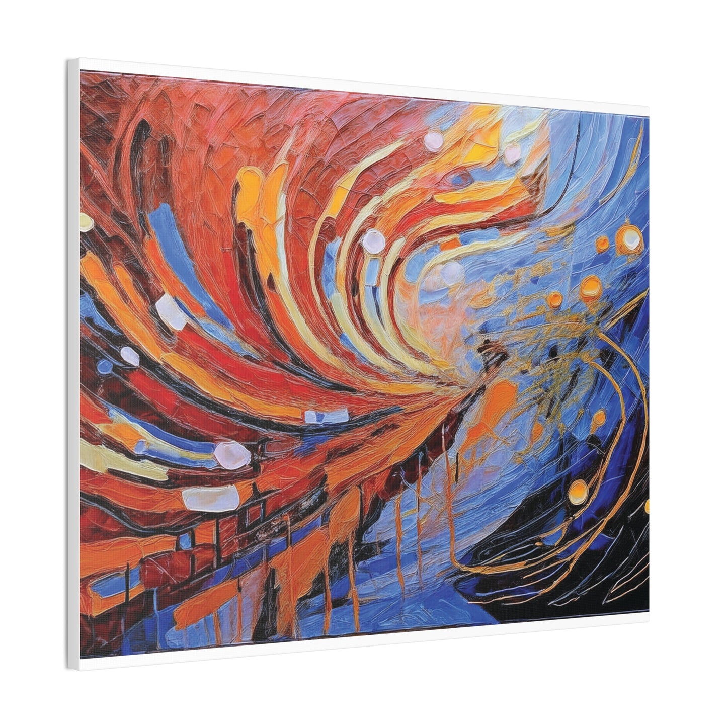 Vibrant Abstract Canvas Art, Colorful Wall Decor for Home or Office, Modern Art Print, Unique Gift for Art Lovers, Colorful Artwork