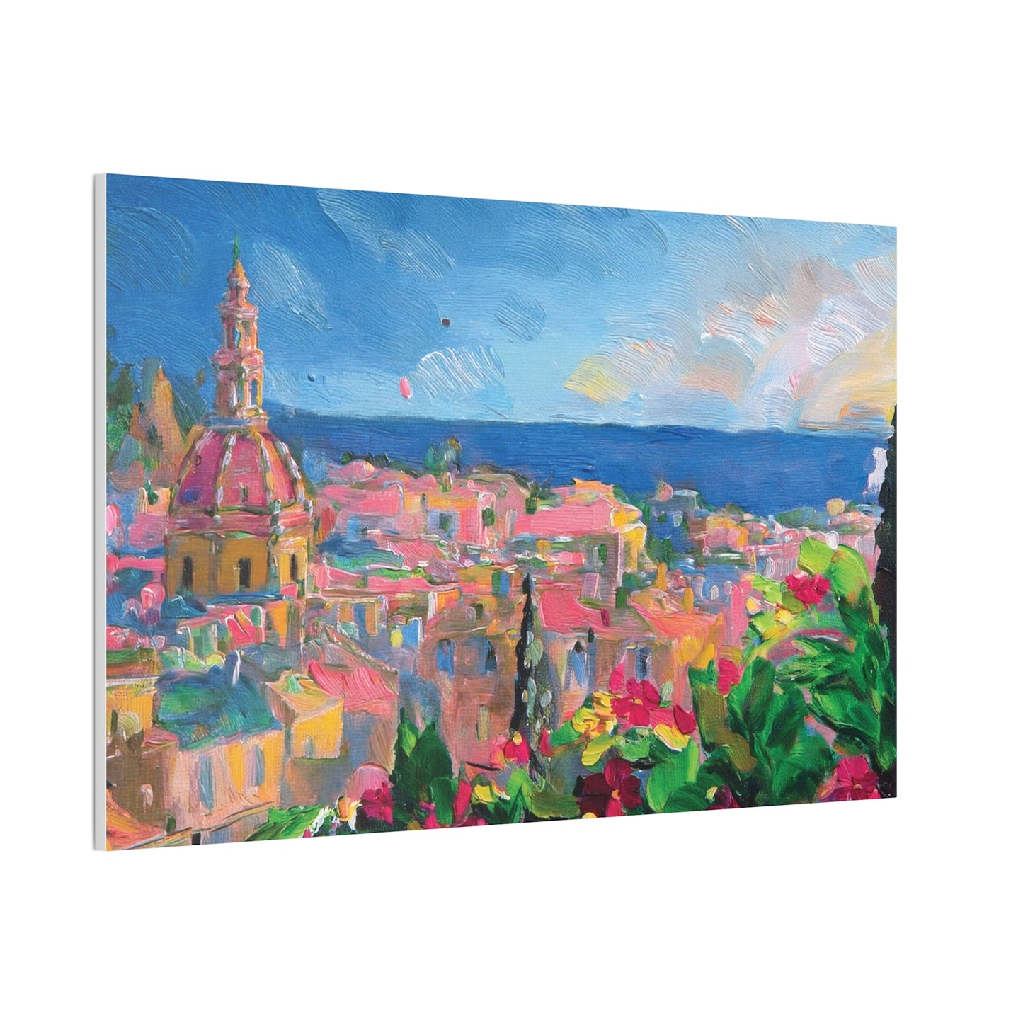 Vibrant Canvas Art Print, Colorful Wall Decor, Home Interior Decoration, Unique Gift for Art Lovers, Gallery Wall Accent