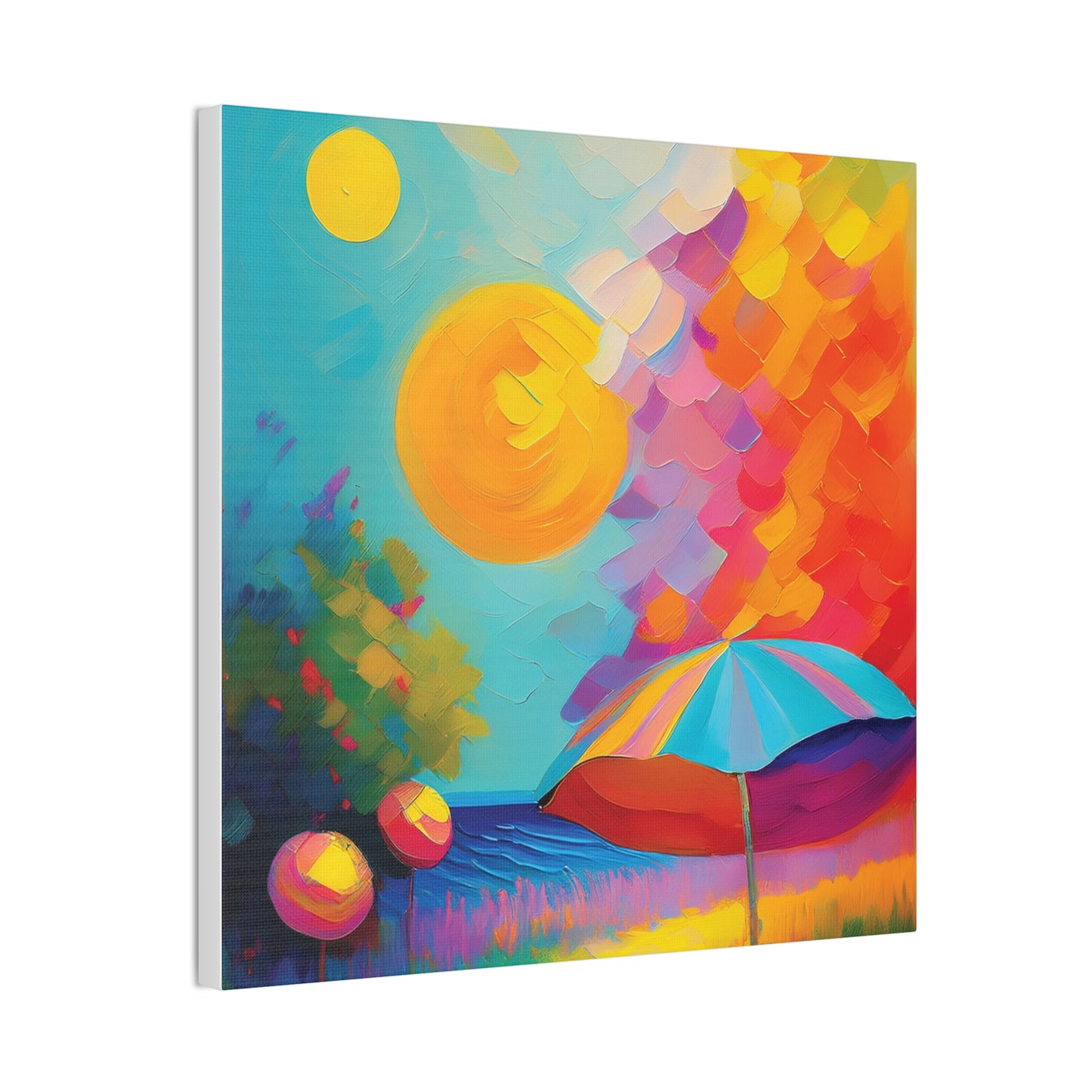 Vibrant Canvas Art, Colorful Wall Decor for Home, Brighten Your Space, Gift for Art Lovers, Ideal for Living Room or Bedroom