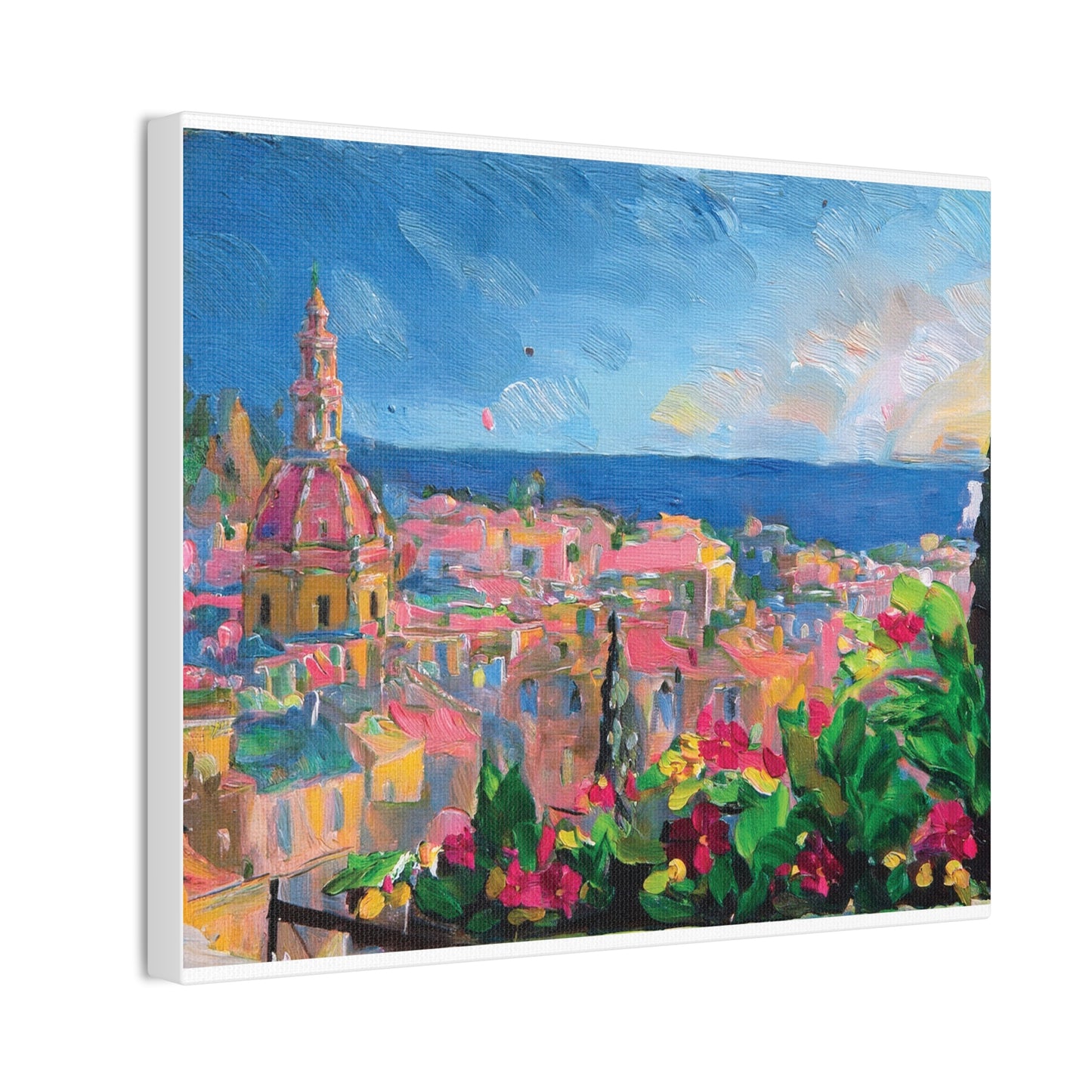 Vibrant Canvas Art Print, Colorful Wall Decor, Home Interior Decoration, Unique Gift for Art Lovers, Gallery Wall Accent