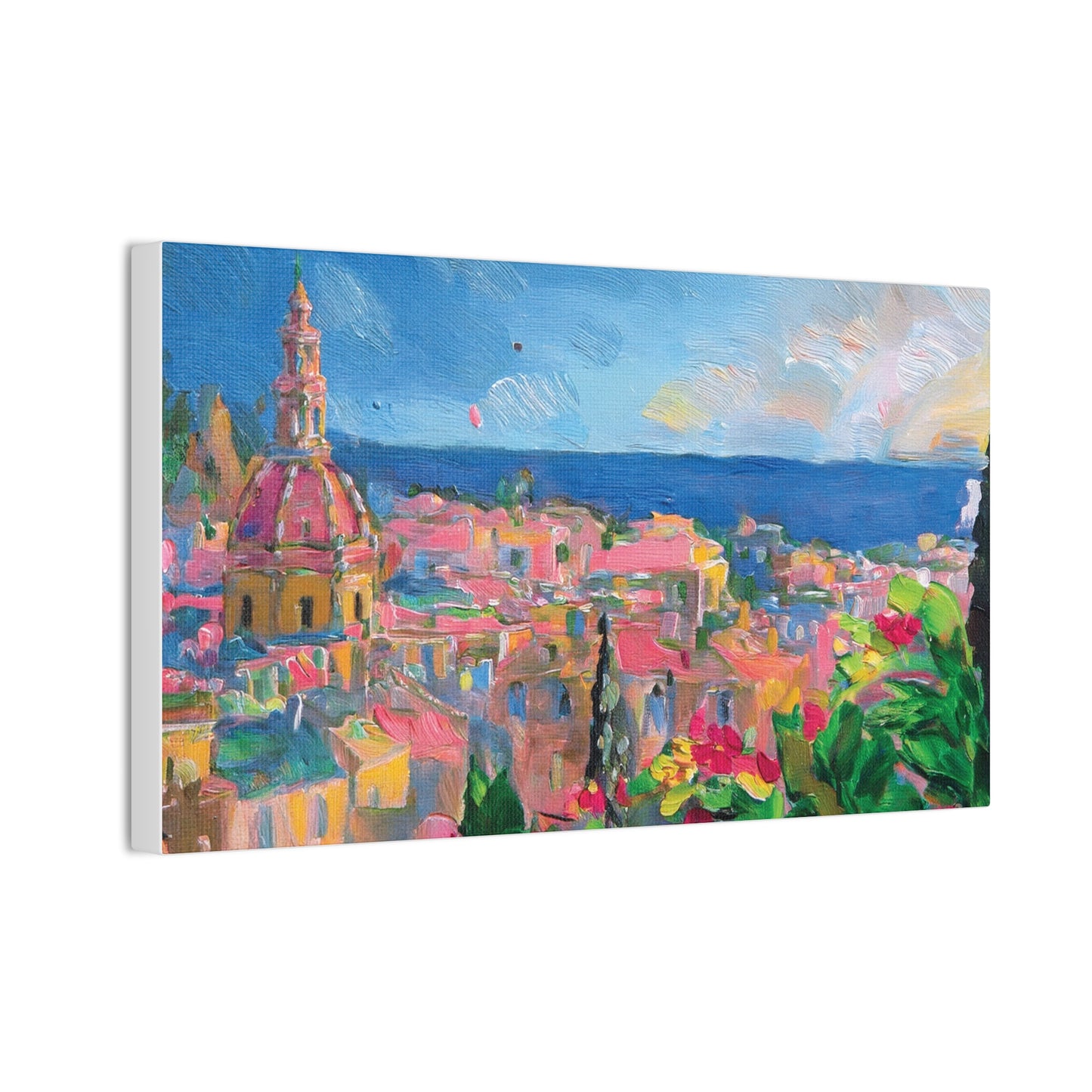 Vibrant Canvas Art Print, Colorful Wall Decor, Home Interior Decoration, Unique Gift for Art Lovers, Gallery Wall Accent