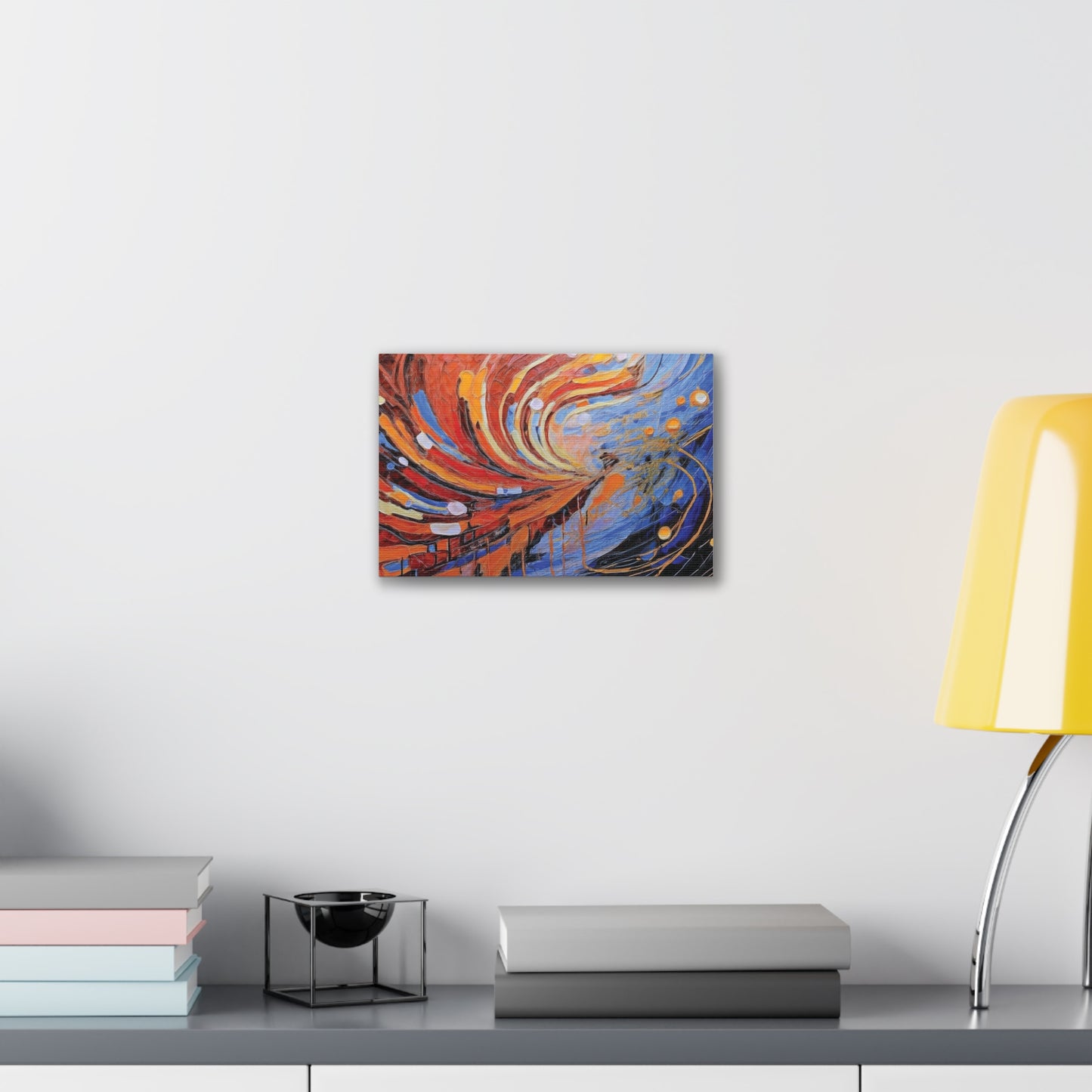 Vibrant Abstract Canvas Art, Colorful Wall Decor for Home or Office, Modern Art Print, Unique Gift for Art Lovers, Colorful Artwork