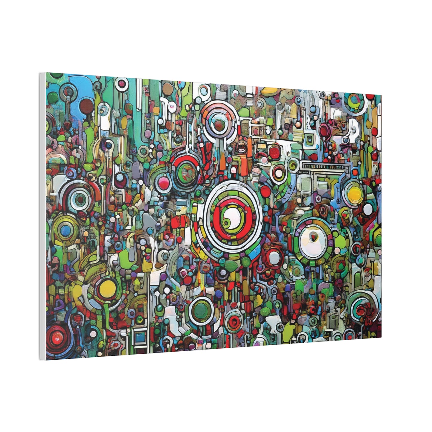 Colorful Abstract Canvas Art Print, Vibrant Wall Decor, Modern Home Decoration, Unique Gift Idea, Artistic Interior Design