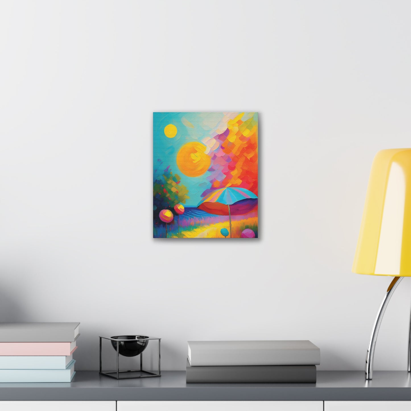 Vibrant Canvas Art, Colorful Wall Decor for Home, Brighten Your Space, Gift for Art Lovers, Ideal for Living Room or Bedroom