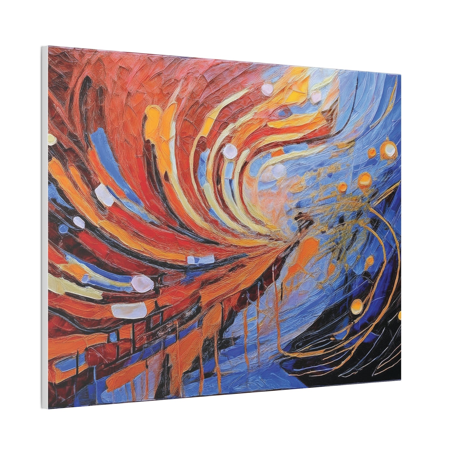 Vibrant Abstract Canvas Art, Colorful Wall Decor for Home or Office, Modern Art Print, Unique Gift for Art Lovers, Colorful Artwork