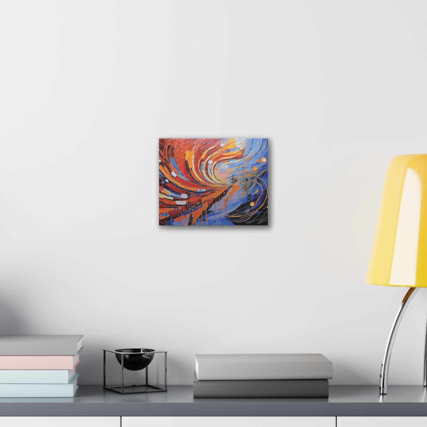 Vibrant Abstract Canvas Art, Colorful Wall Decor for Home or Office, Modern Art Print, Unique Gift for Art Lovers, Colorful Artwork