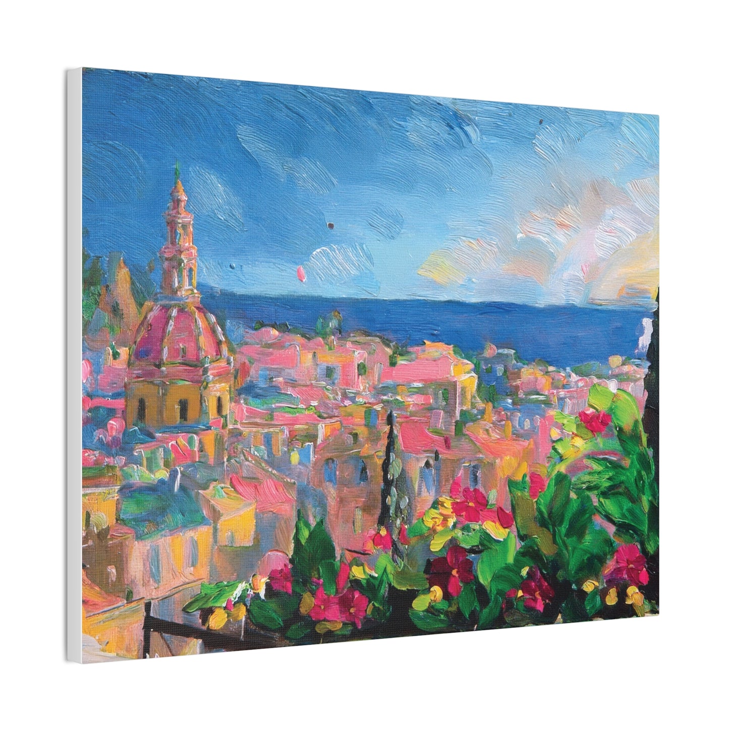 Vibrant Canvas Art Print, Colorful Wall Decor, Home Interior Decoration, Unique Gift for Art Lovers, Gallery Wall Accent