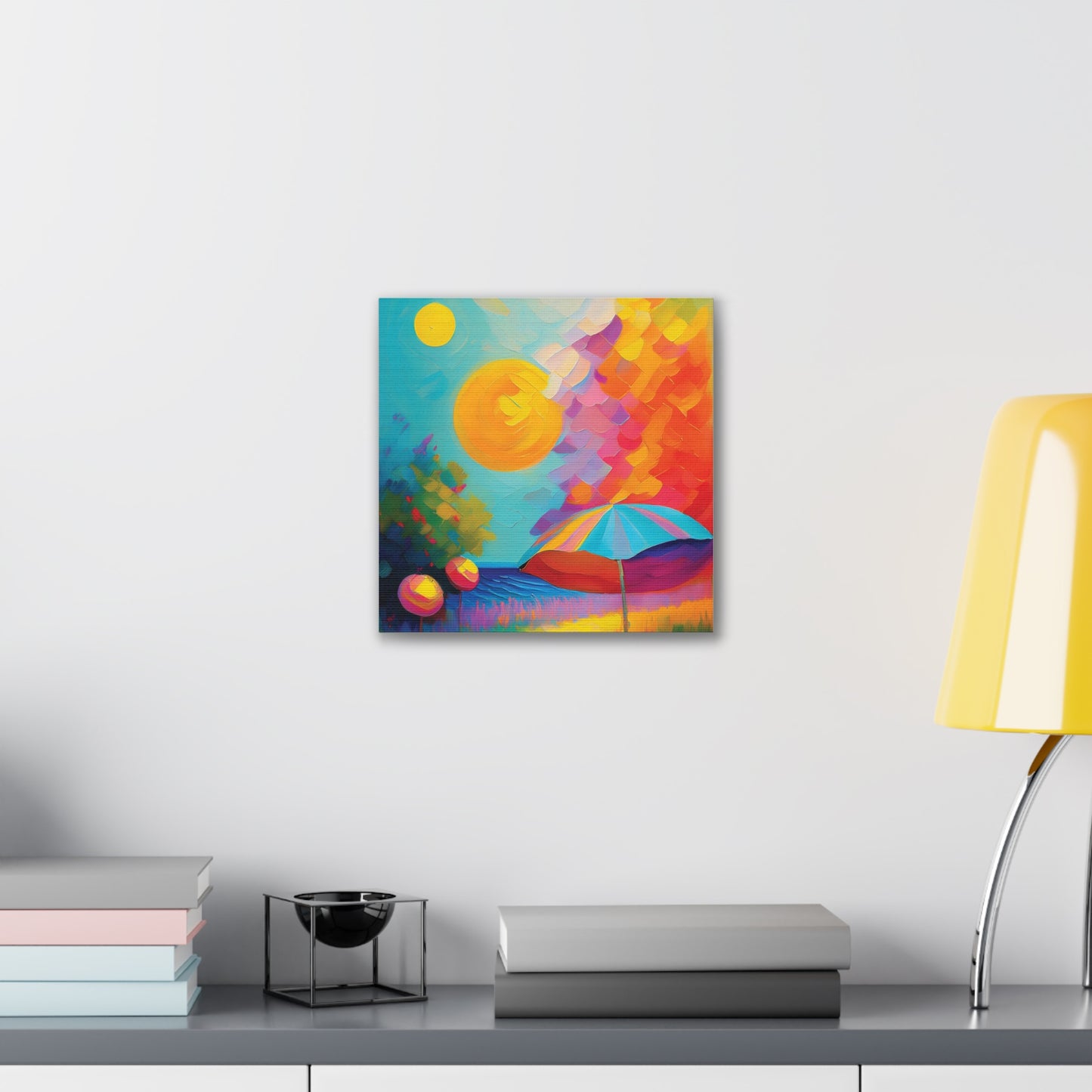 Vibrant Canvas Art, Colorful Wall Decor for Home, Brighten Your Space, Gift for Art Lovers, Ideal for Living Room or Bedroom