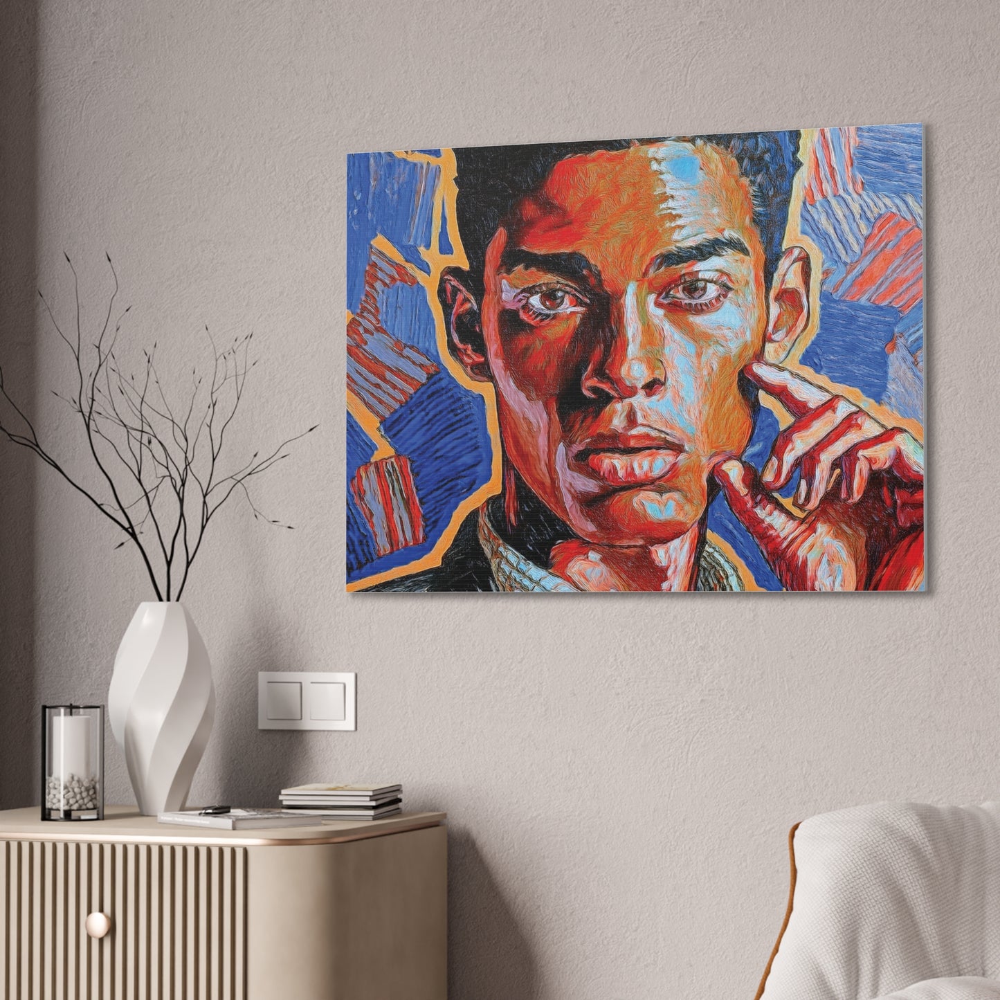 Artistic Canvas Print Portait