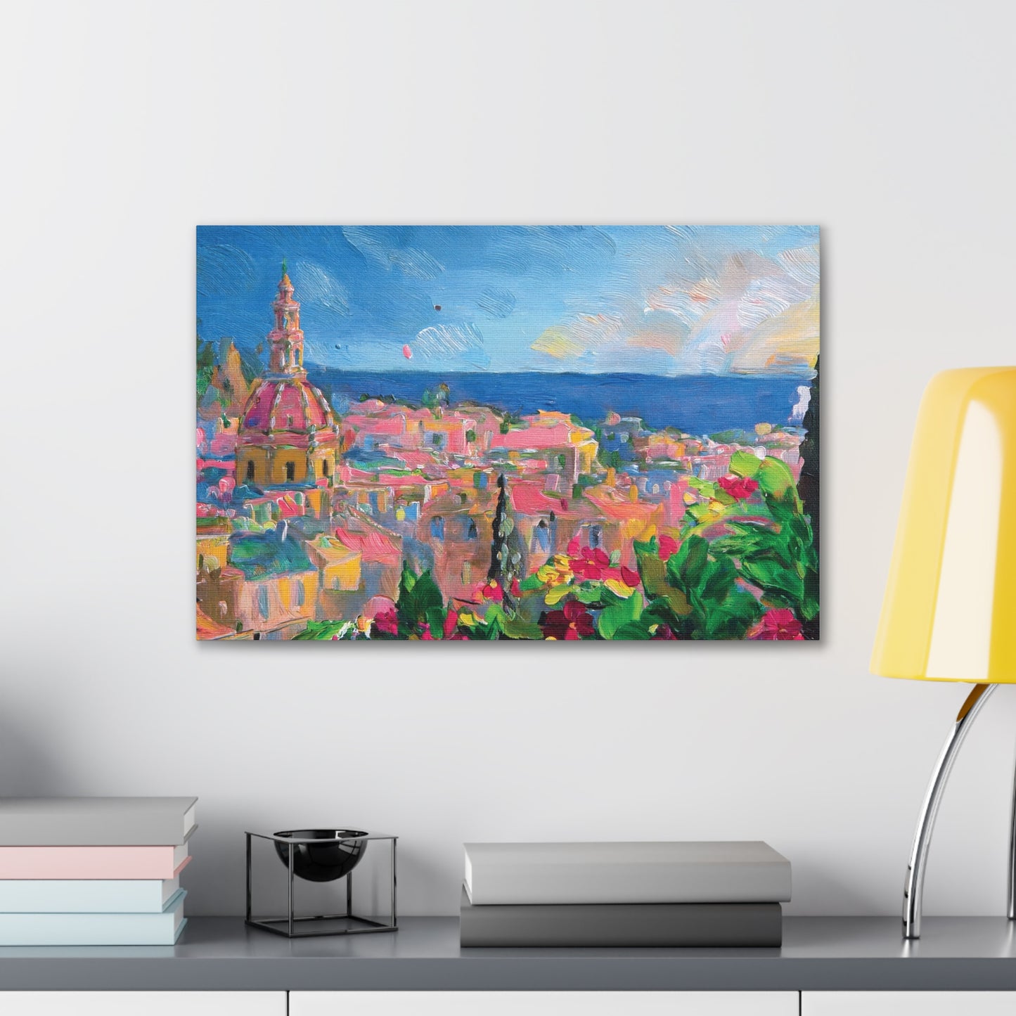 Vibrant Canvas Art Print, Colorful Wall Decor, Home Interior Decoration, Unique Gift for Art Lovers, Gallery Wall Accent