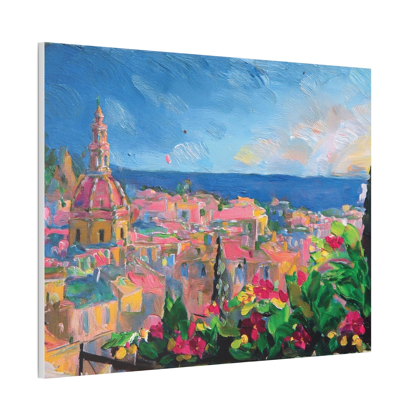 Vibrant Canvas Art Print, Colorful Wall Decor, Home Interior Decoration, Unique Gift for Art Lovers, Gallery Wall Accent