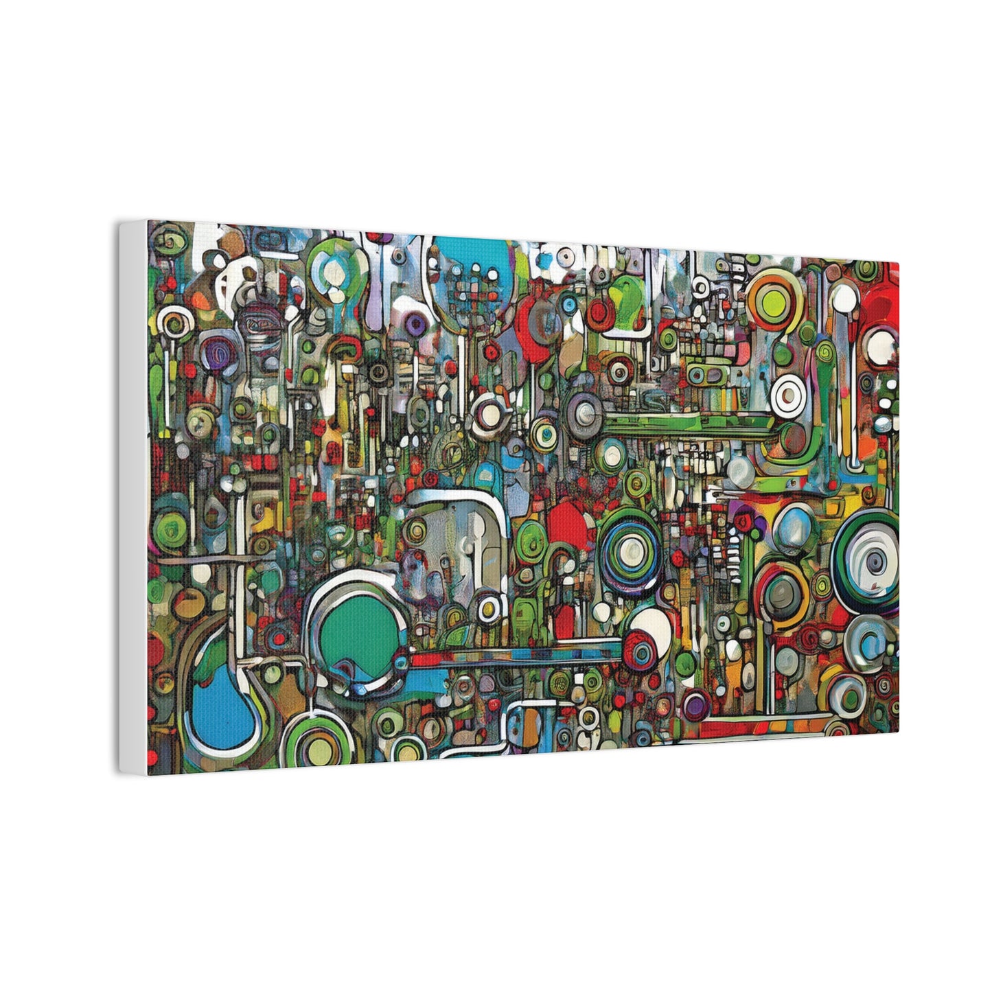 Abstract Wall Art Canvas, Colorful Modern Decoration, Unique Artwork for Home, Office Decor, Gift for Art Lovers