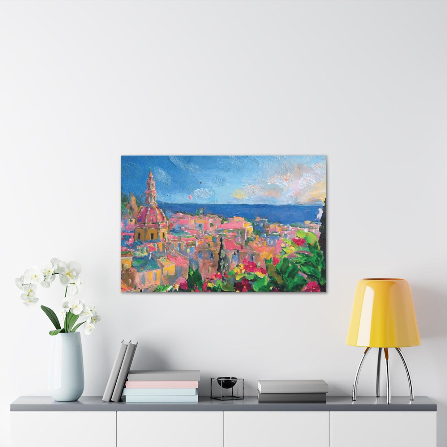 Vibrant Canvas Art Print, Colorful Wall Decor, Home Interior Decoration, Unique Gift for Art Lovers, Gallery Wall Accent