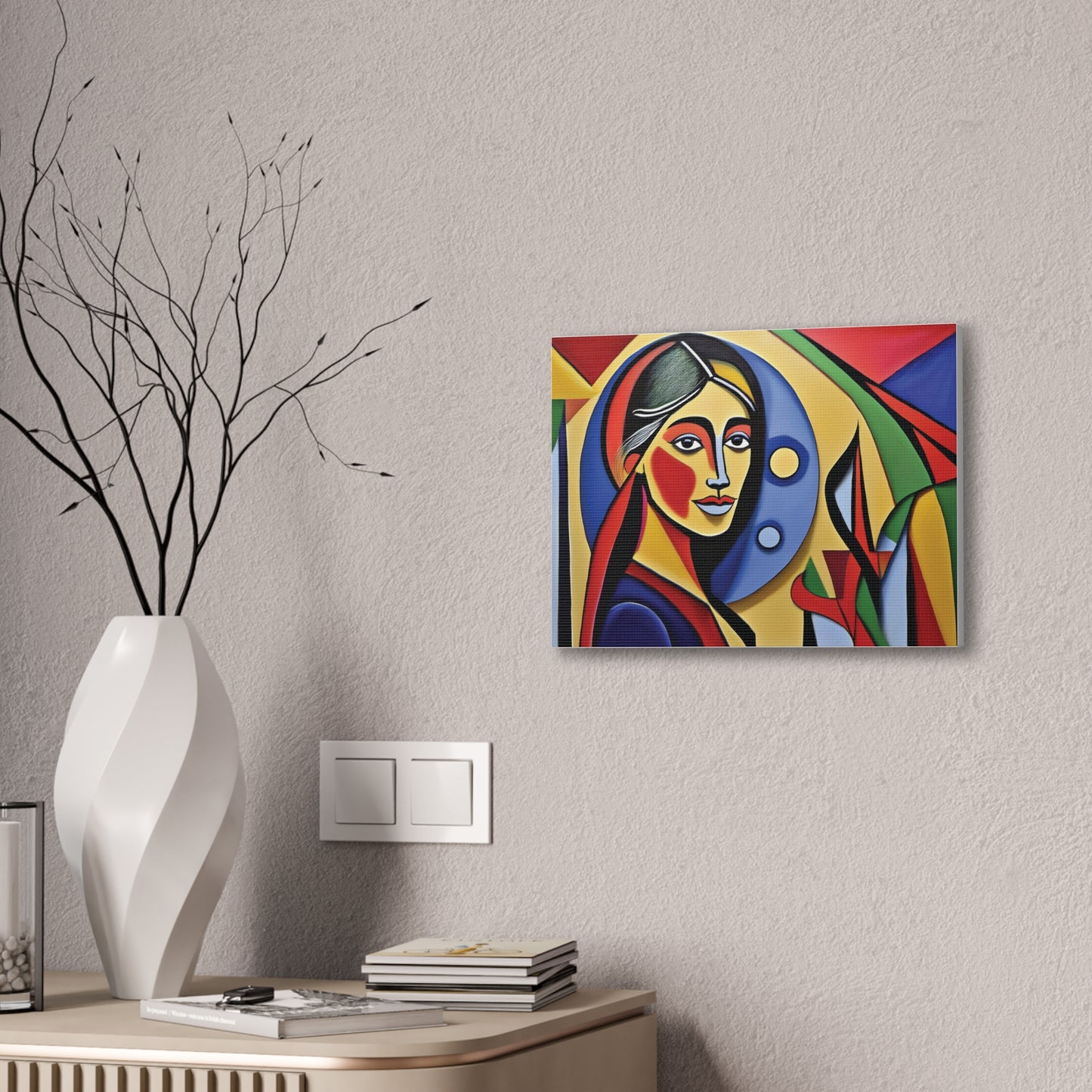 Abstract Art Canvas Print, Colorful Wall Decor for Living Room, Unique Gift for Art Lovers, Modern Home Decoration, Gallery Wall Art