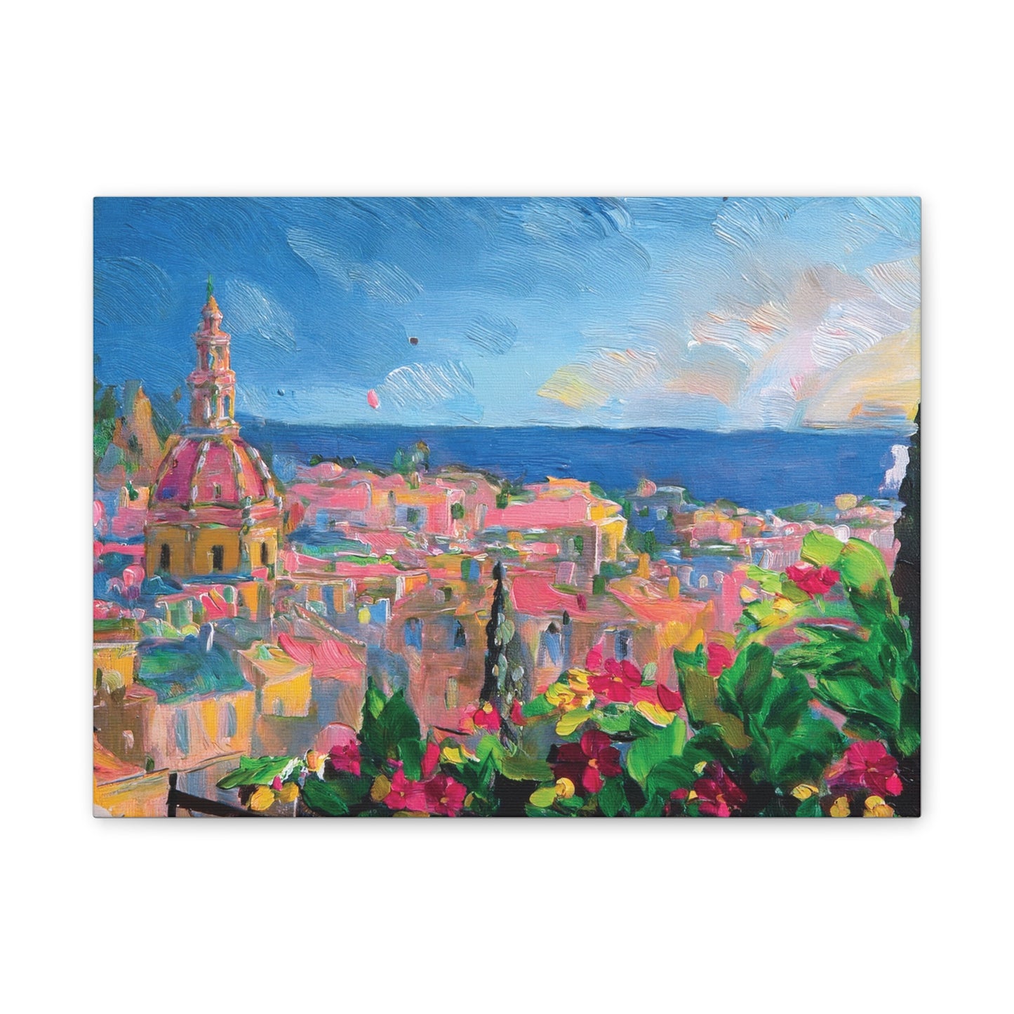 Vibrant Canvas Art Print, Colorful Wall Decor, Home Interior Decoration, Unique Gift for Art Lovers, Gallery Wall Accent