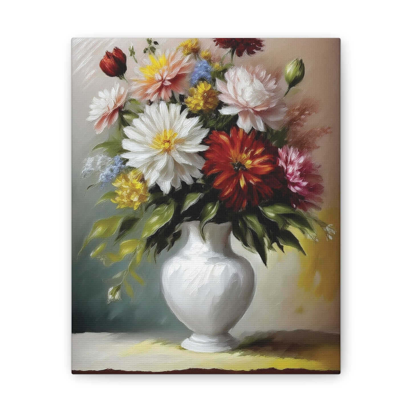 Floral Canvas Print, Beautiful Flower Artwork for Home Decor, Garden Lover Gift, Wall Art for Special Occasions