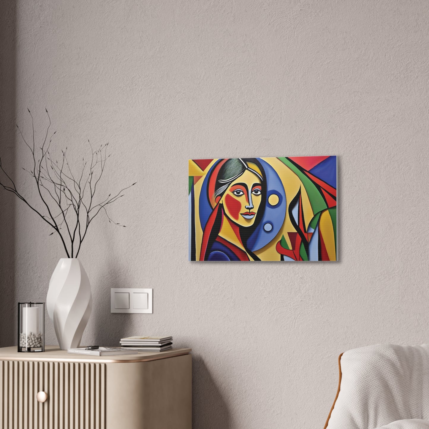 Abstract Art Canvas Print, Colorful Wall Decor for Living Room, Unique Gift for Art Lovers, Modern Home Decoration, Gallery Wall Art