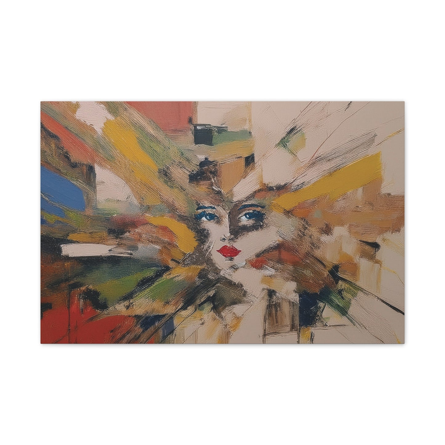 Canvas Stretched Wall Art - Center of Attraction