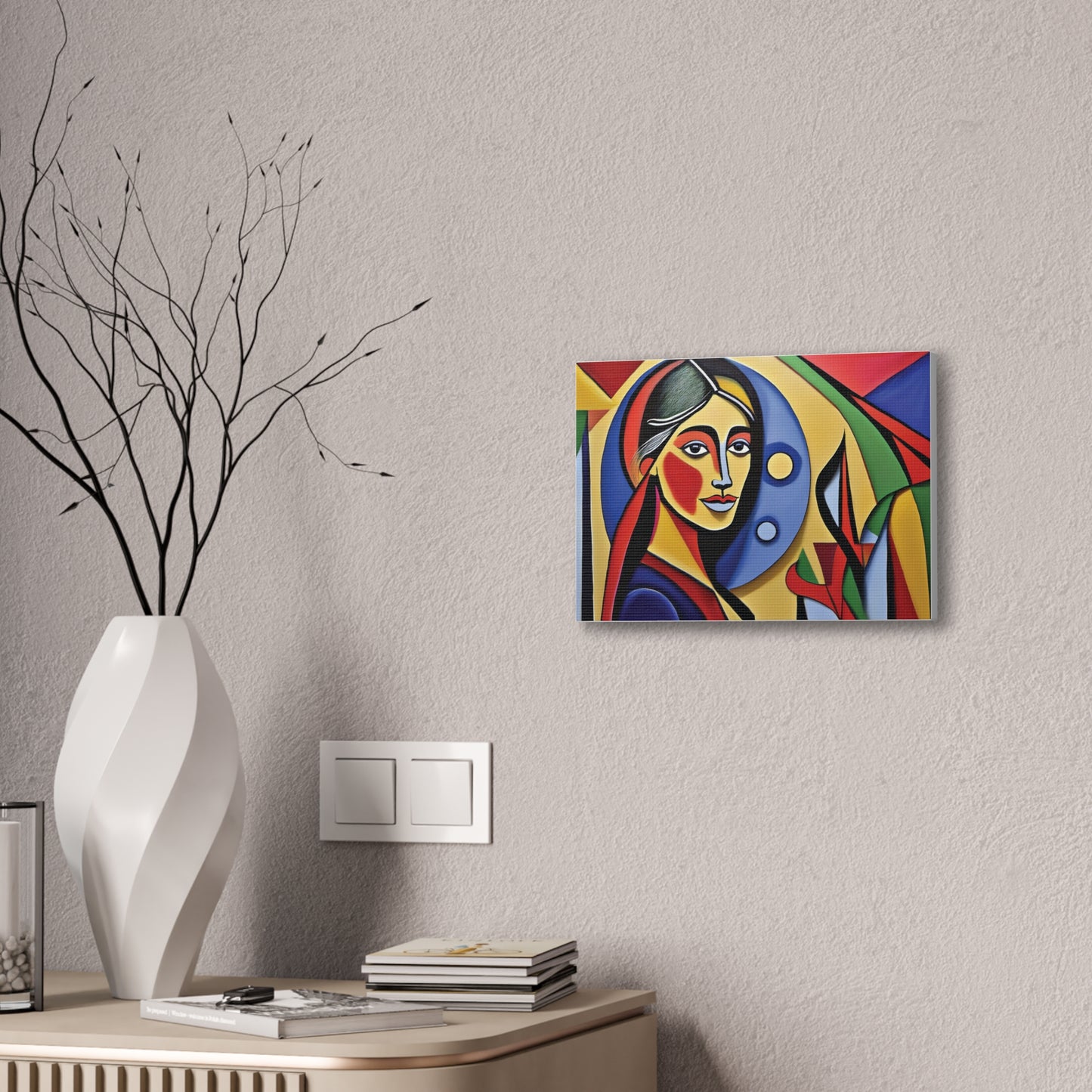 Abstract Art Canvas Print, Colorful Wall Decor for Living Room, Unique Gift for Art Lovers, Modern Home Decoration, Gallery Wall Art