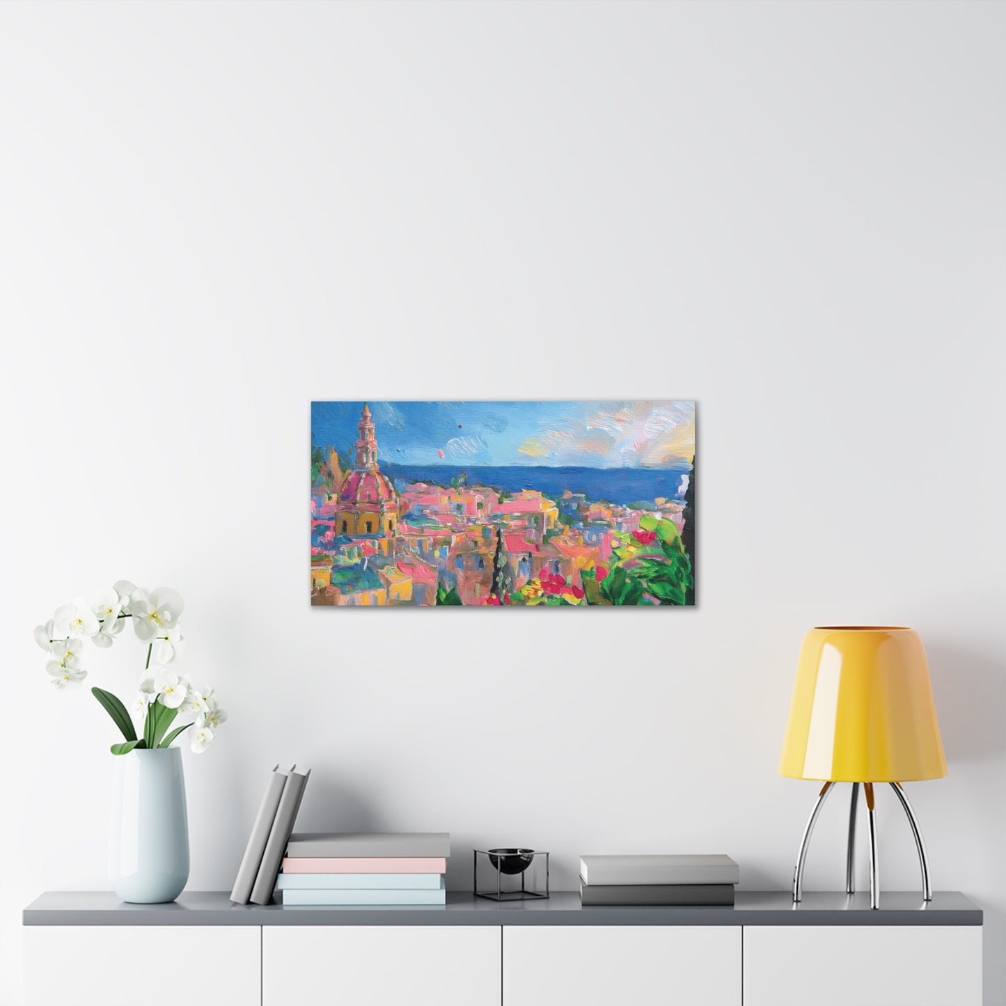 Vibrant Canvas Art Print, Colorful Wall Decor, Home Interior Decoration, Unique Gift for Art Lovers, Gallery Wall Accent
