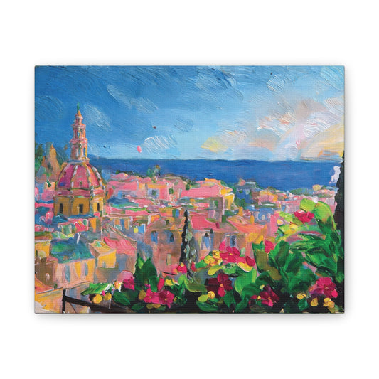 Vibrant Canvas Art Print, Colorful Wall Decor, Home Interior Decoration, Unique Gift for Art Lovers, Gallery Wall Accent