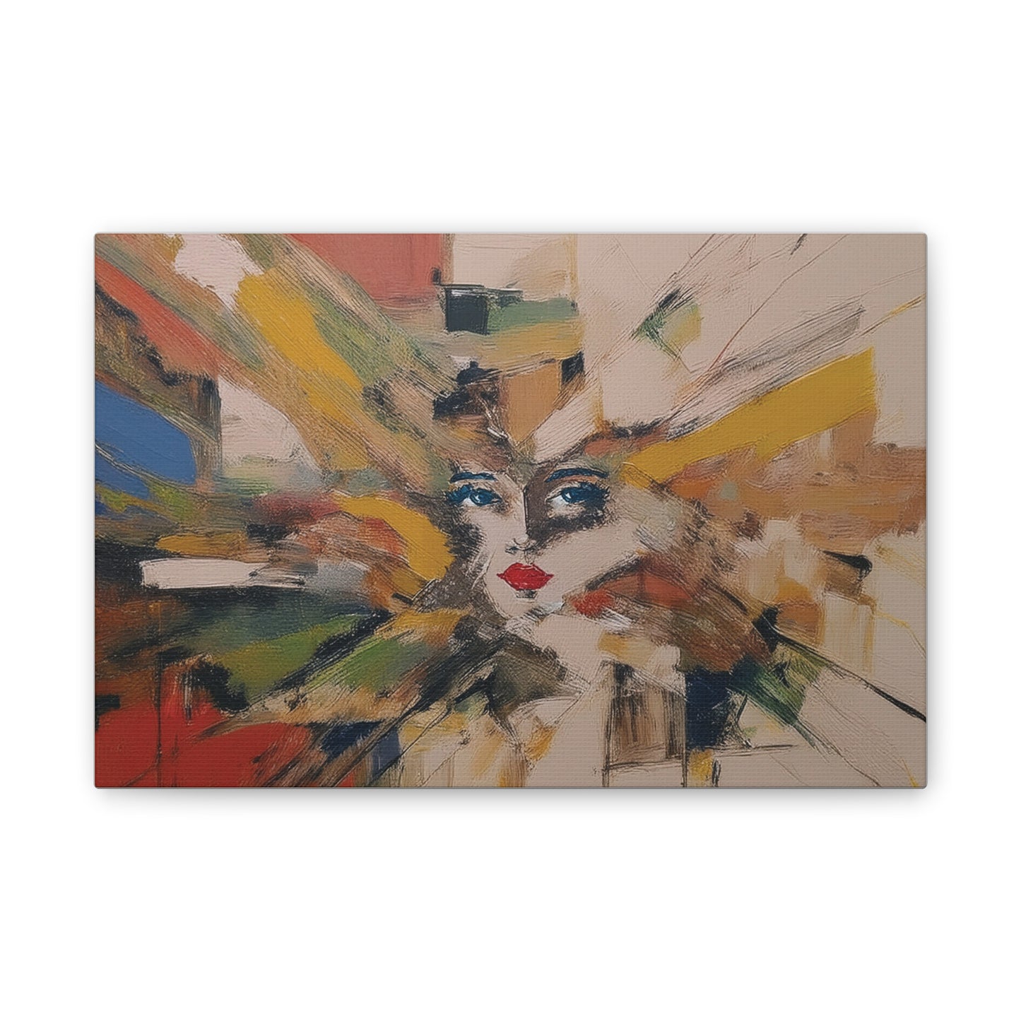 Canvas Stretched Wall Art - Center of Attraction