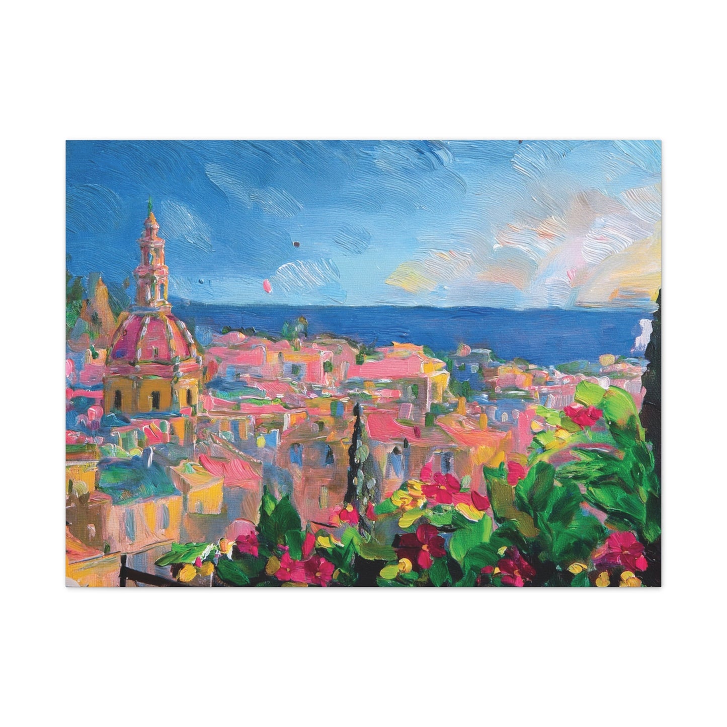 Vibrant Canvas Art Print, Colorful Wall Decor, Home Interior Decoration, Unique Gift for Art Lovers, Gallery Wall Accent