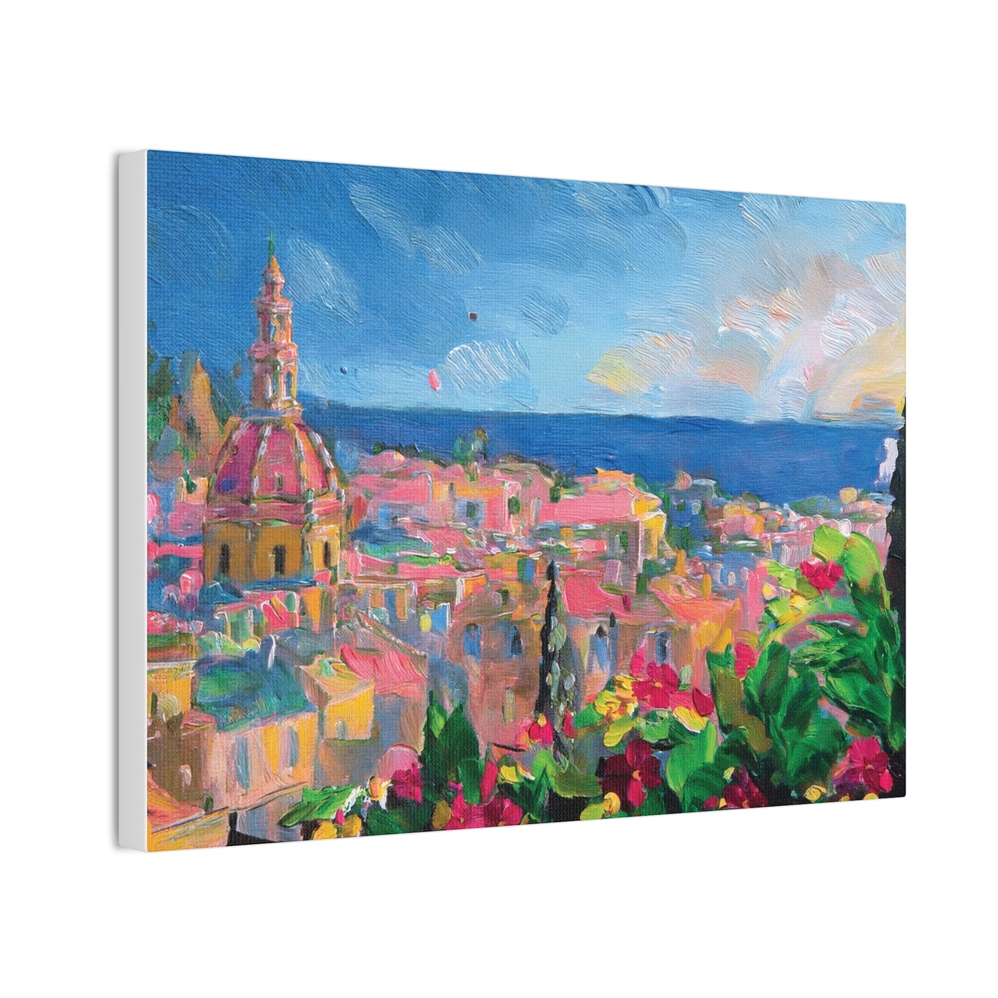 Vibrant Canvas Art Print, Colorful Wall Decor, Home Interior Decoration, Unique Gift for Art Lovers, Gallery Wall Accent