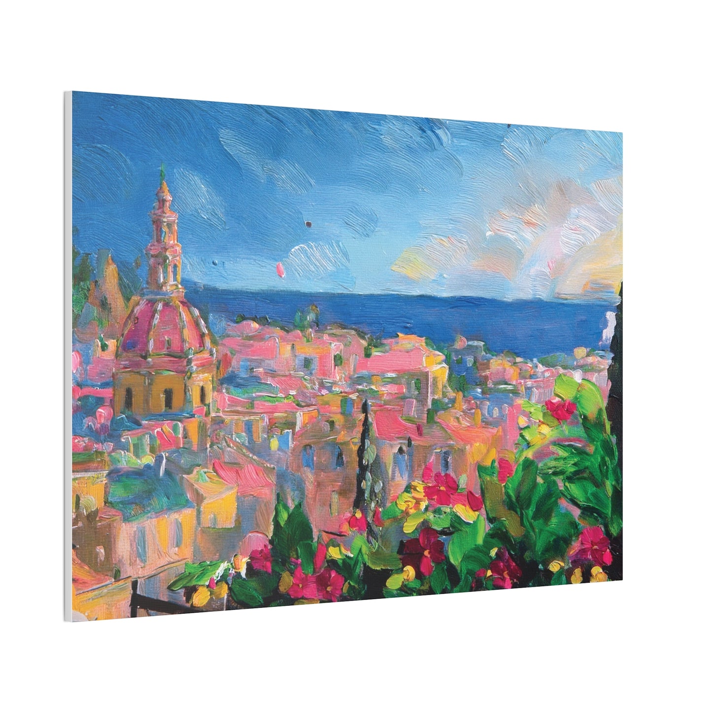 Vibrant Canvas Art Print, Colorful Wall Decor, Home Interior Decoration, Unique Gift for Art Lovers, Gallery Wall Accent