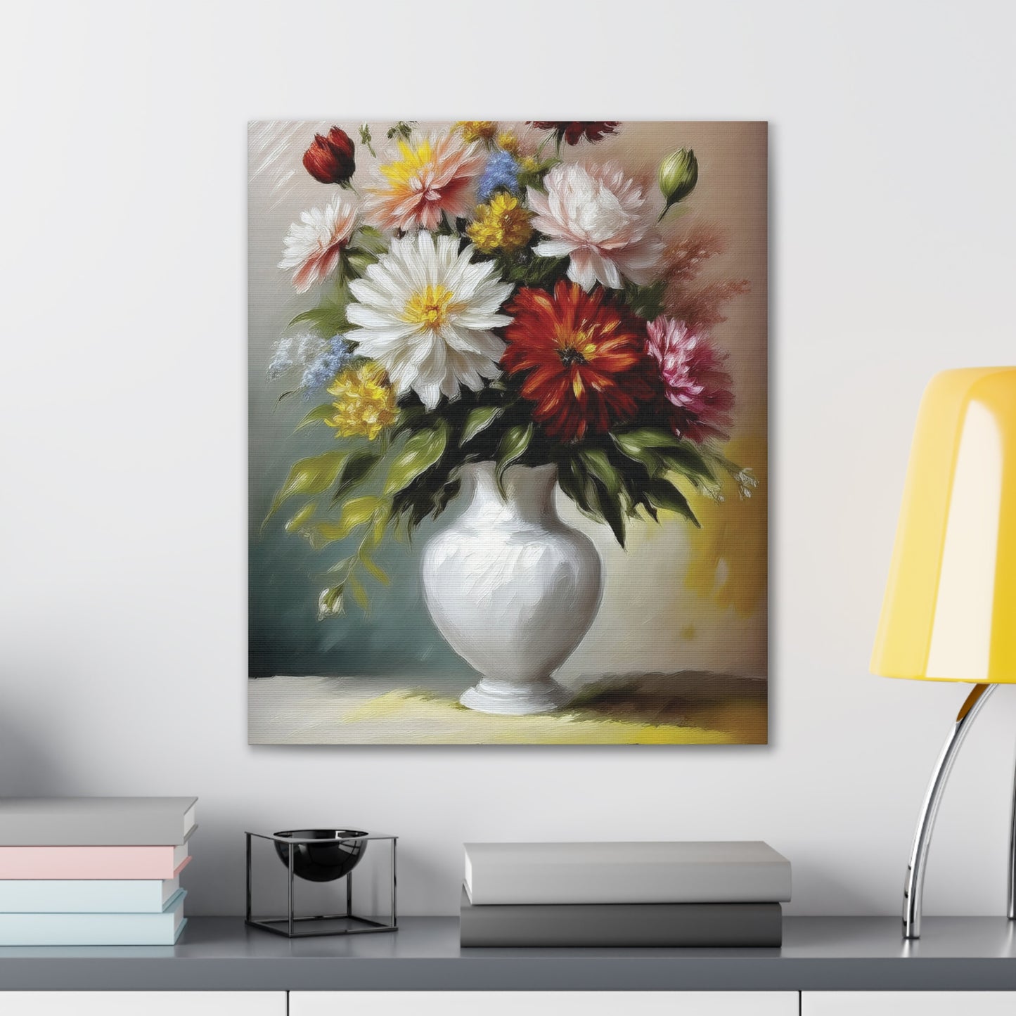Floral Canvas Print, Beautiful Flower Artwork for Home Decor, Garden Lover Gift, Wall Art for Special Occasions