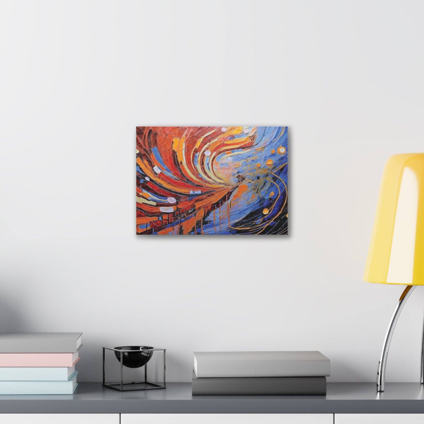 Vibrant Abstract Canvas Art, Colorful Wall Decor for Home or Office, Modern Art Print, Unique Gift for Art Lovers, Colorful Artwork