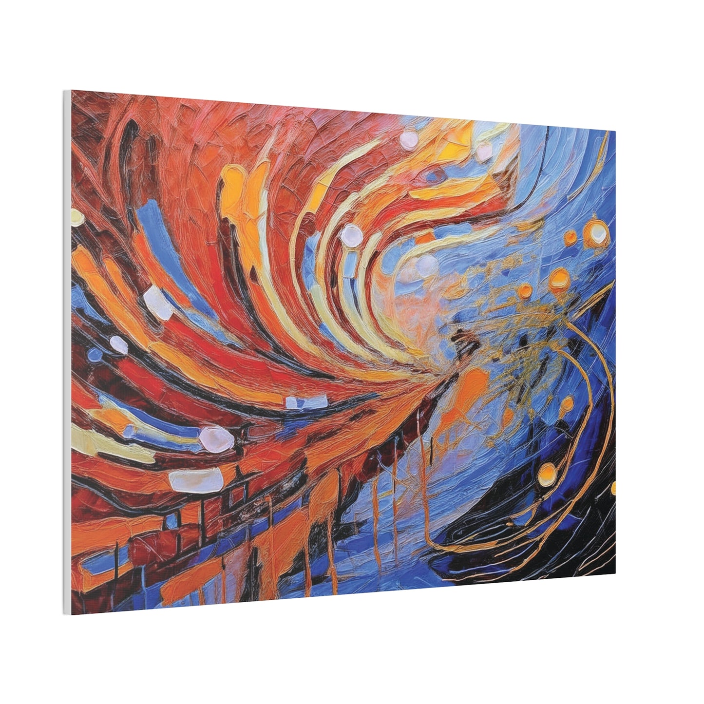 Vibrant Abstract Canvas Art, Colorful Wall Decor for Home or Office, Modern Art Print, Unique Gift for Art Lovers, Colorful Artwork