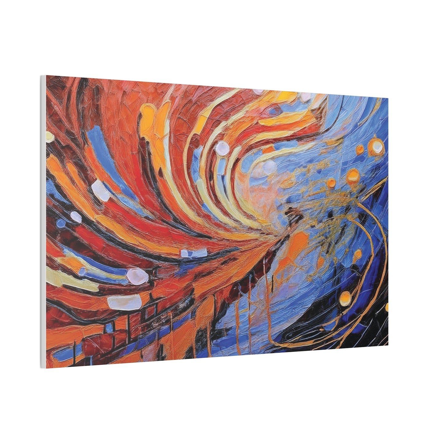 Vibrant Abstract Canvas Art, Colorful Wall Decor for Home or Office, Modern Art Print, Unique Gift for Art Lovers, Colorful Artwork