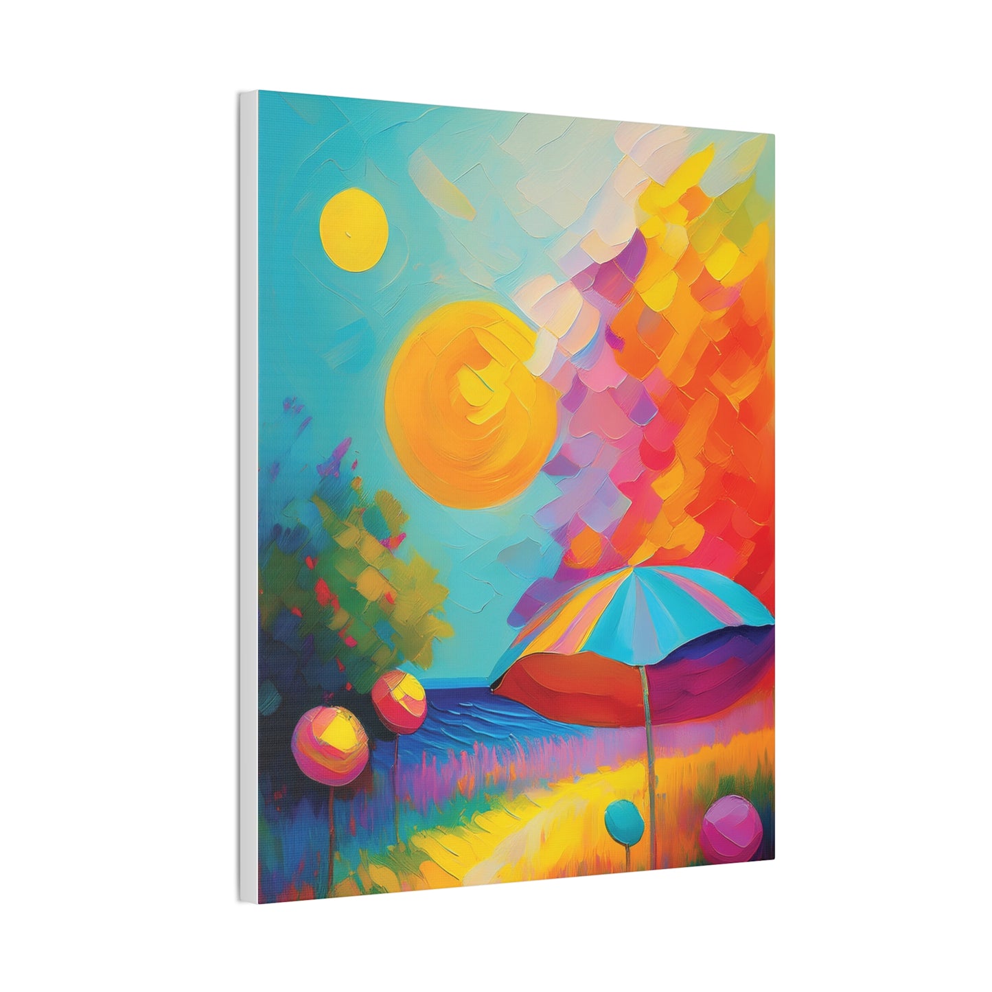 Vibrant Canvas Art, Colorful Wall Decor for Home, Brighten Your Space, Gift for Art Lovers, Ideal for Living Room or Bedroom